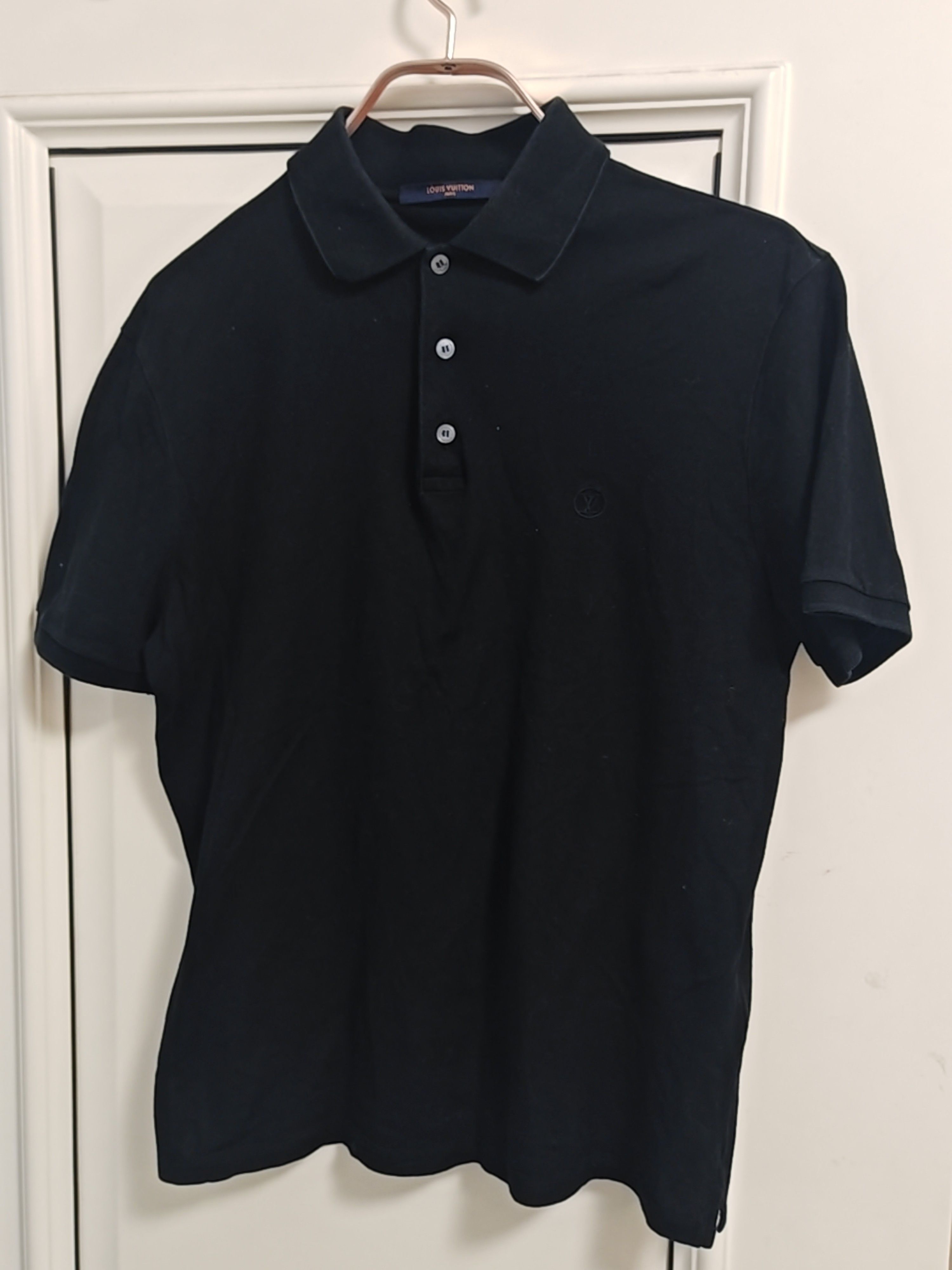 Louis Vuitton Louis Vuitton Logo Embroidered Polo Size M Size US M / EU 48-50 / 2 - 1 Thumbnail