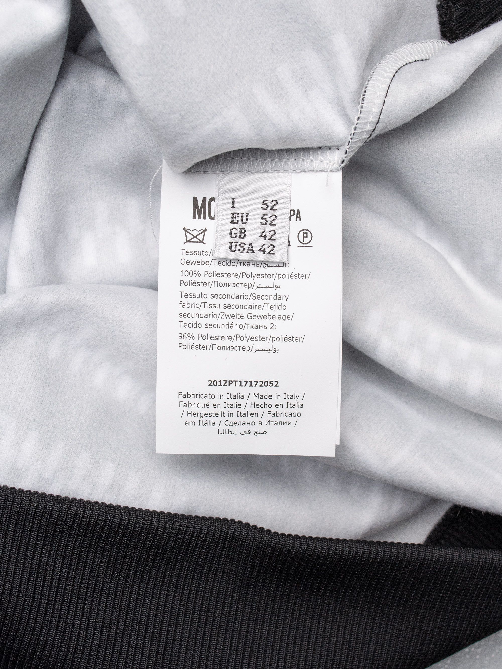 Moschino Moschino by Jeremy Scott SS20 trompe l'oeil zippers crewneck Size US L / EU 52-54 / 3 - 6 Thumbnail