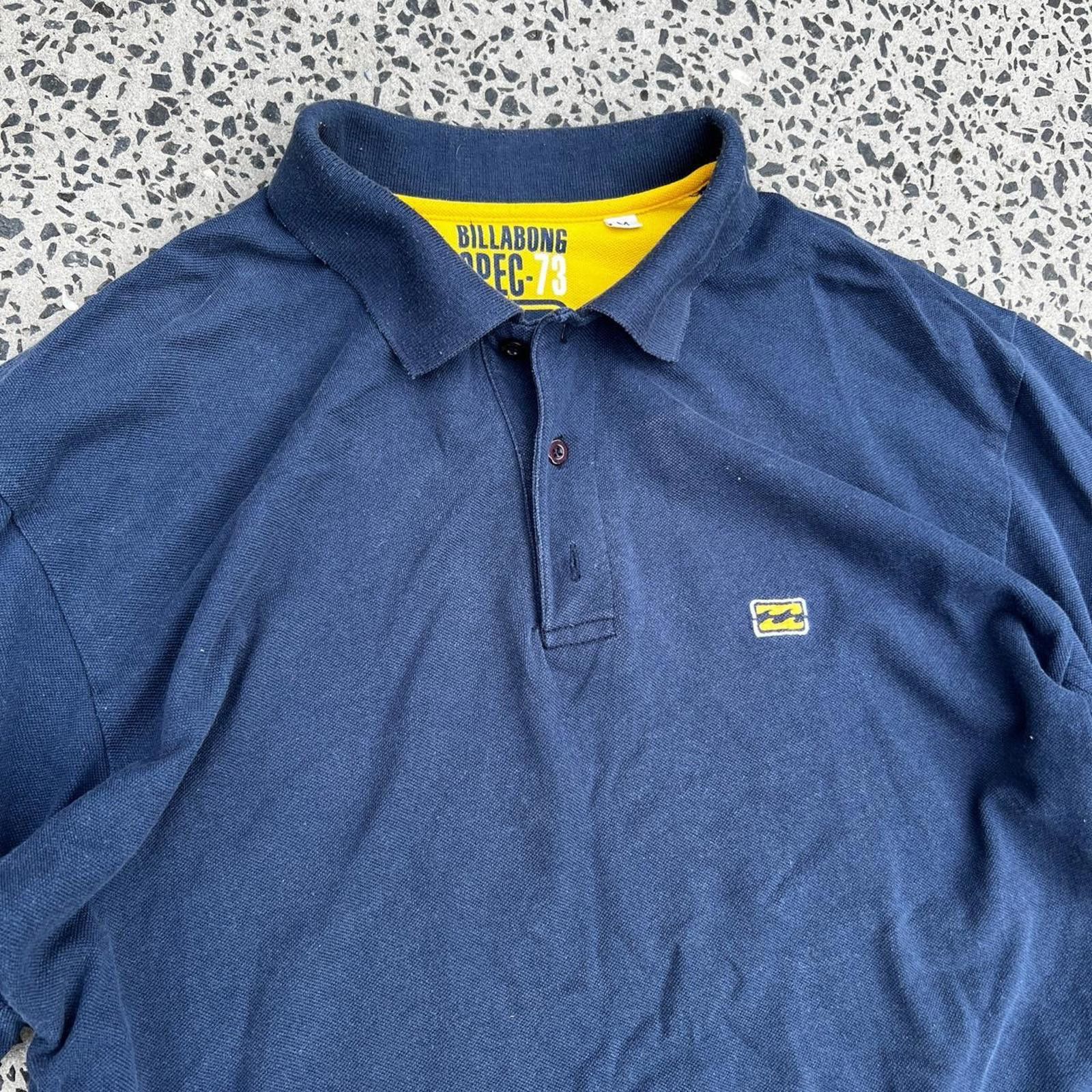 Billabong Billabong Men's Navy and Blue Polo-shirt Size US M / EU 48-50 / 2 - 2 Thumbnail