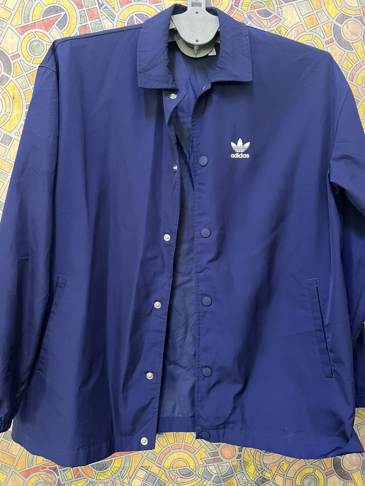 Adidas Vestes coupe-vents Veste - Coach Jacket homme bleu Size US XL / EU 56 / 4 - 10 Thumbnail