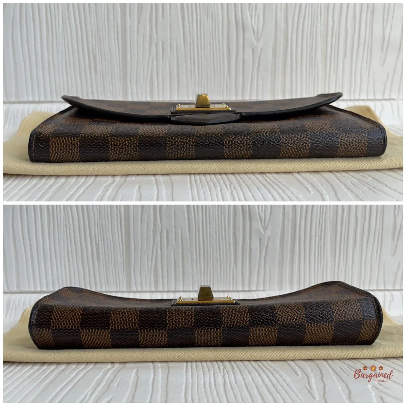 Louis Vuitton Louis Vuitton Damier Ebene Leather Rosebery Long Wallet Size ONE SIZE - 4 Thumbnail