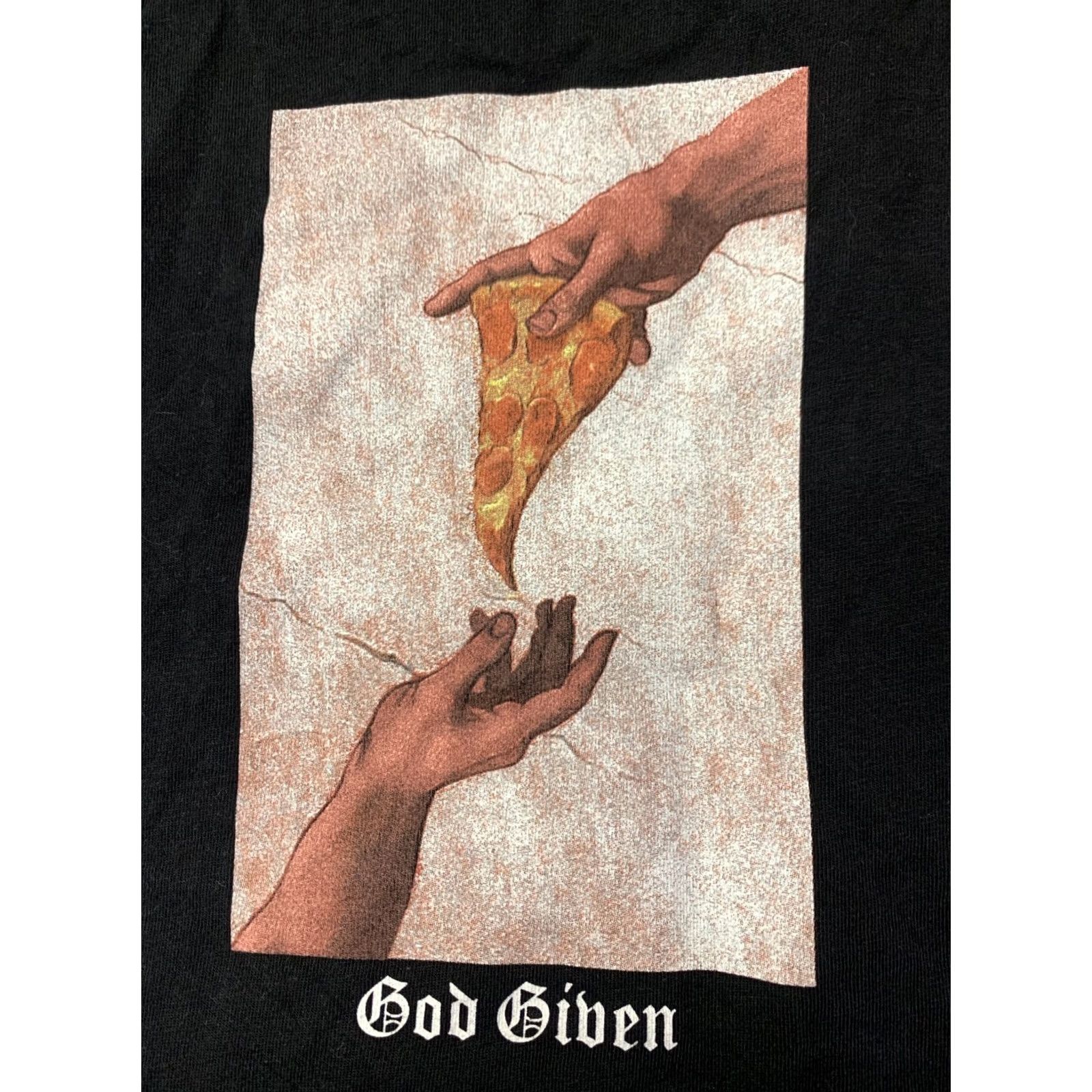 Vintage Mister Tee Shirt Men Graphical God Given 100% Cotton Short Sleeve Size M Black 2010s Size US M / EU 48-50 / 2 - 3 Thumbnail