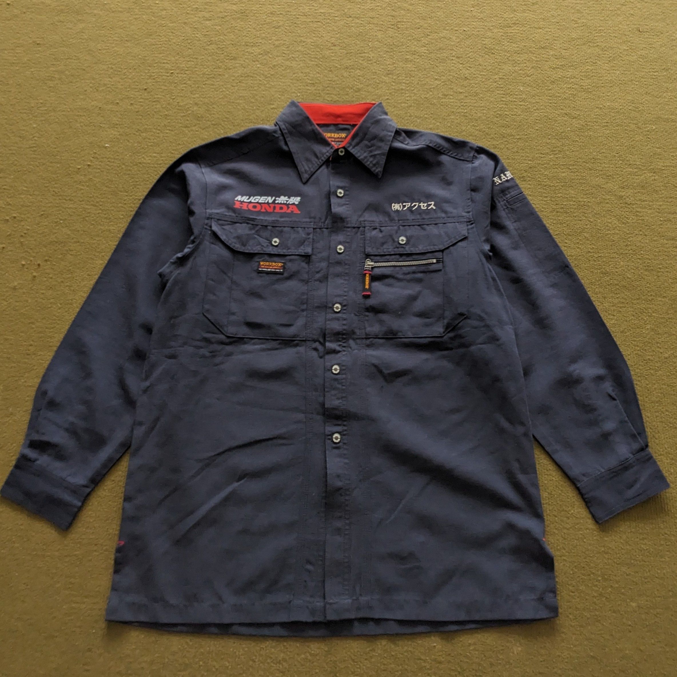 Honda Vintage MUGEN HONDA Racing Uniform Jacket Size US M / EU 48-50 / 2 - 2 Thumbnail