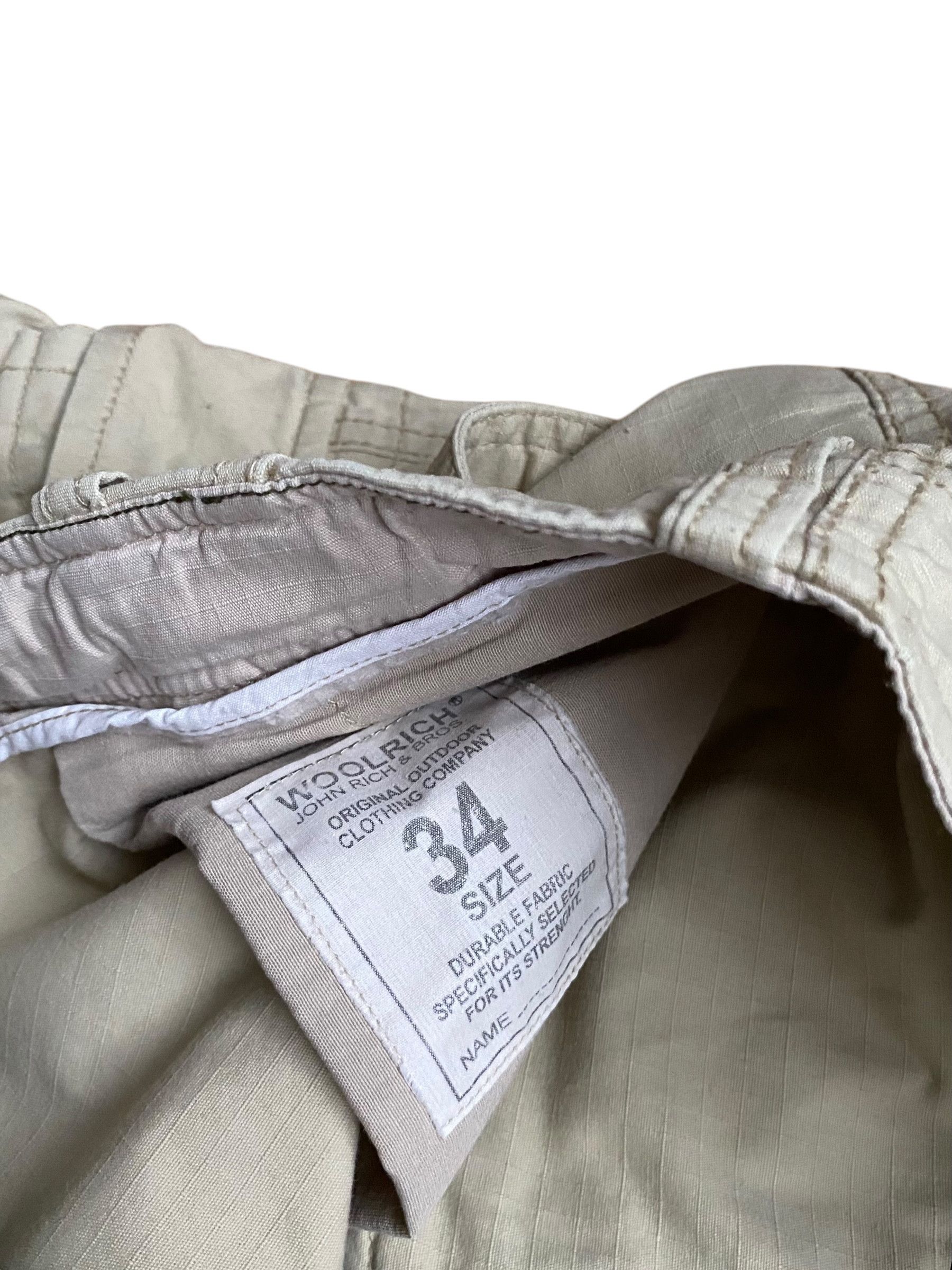 Woolrich Woolen Mills baggy fit ripstop cargo pants Size US 34 / EU 50 - 4 Thumbnail