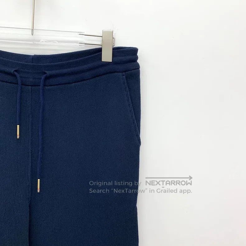 Thom Browne Thom Browne Dark blue cotton drawstring casual sporty long Size US 44 / EU 60 - 3 Thumbnail