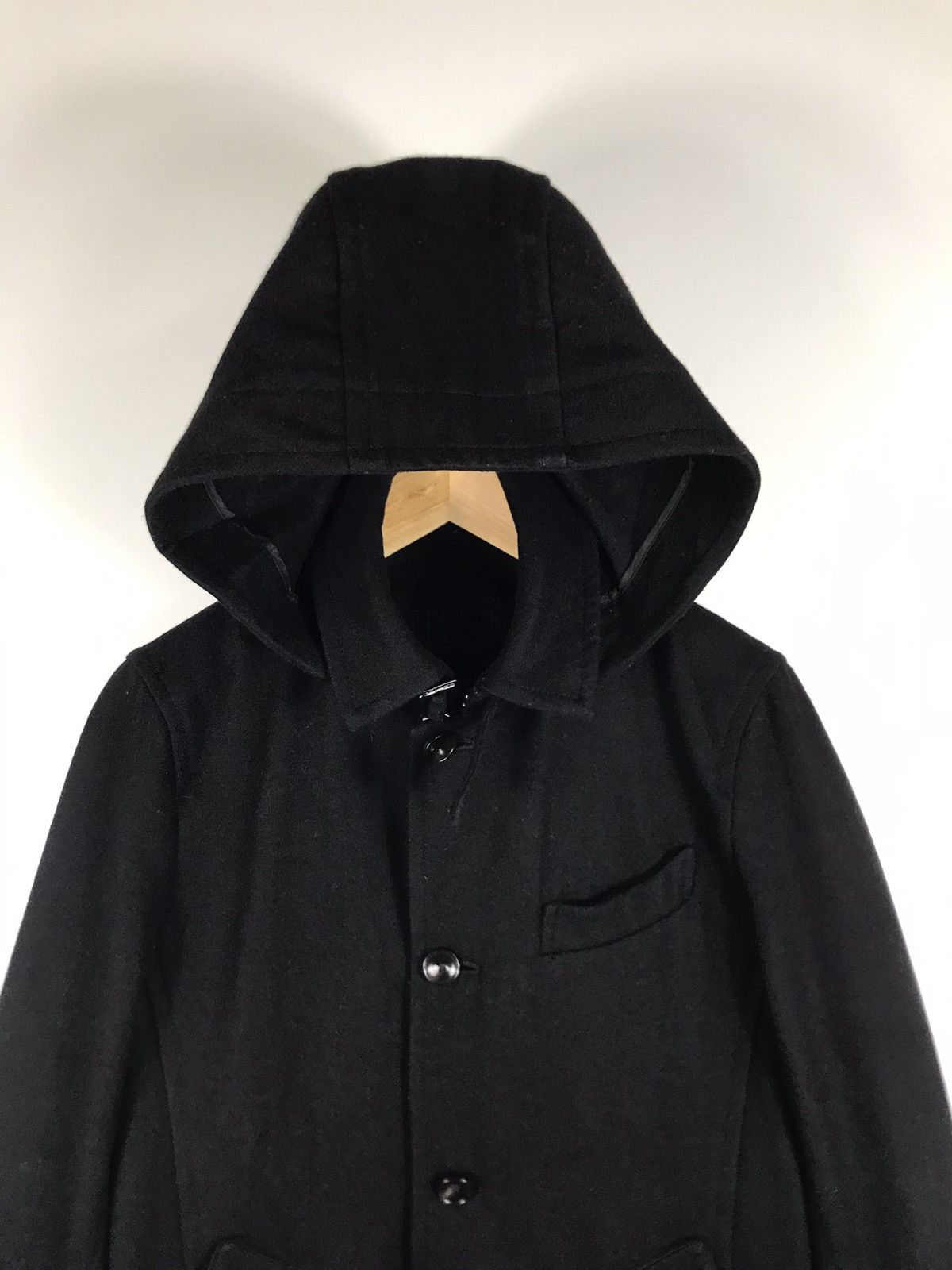Designer × Melrose 🔥Men’s Melrose Nobilia Hooded Wool Button Jacket Size US S / EU 44-46 / 1 - 4 Thumbnail
