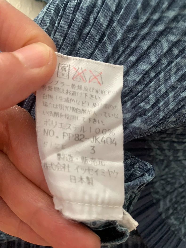 Issey Miyake issey miyake size：3 Blue patterned top 2506-Nextarrow Size XXS / US 00 / IT 34 - 3 Thumbnail