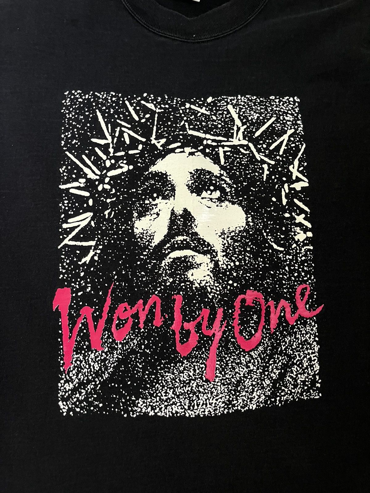 Vintage Vintage Jesus Shirt “ Won by one “ Size US XL / EU 56 / 4 - 2 Thumbnail