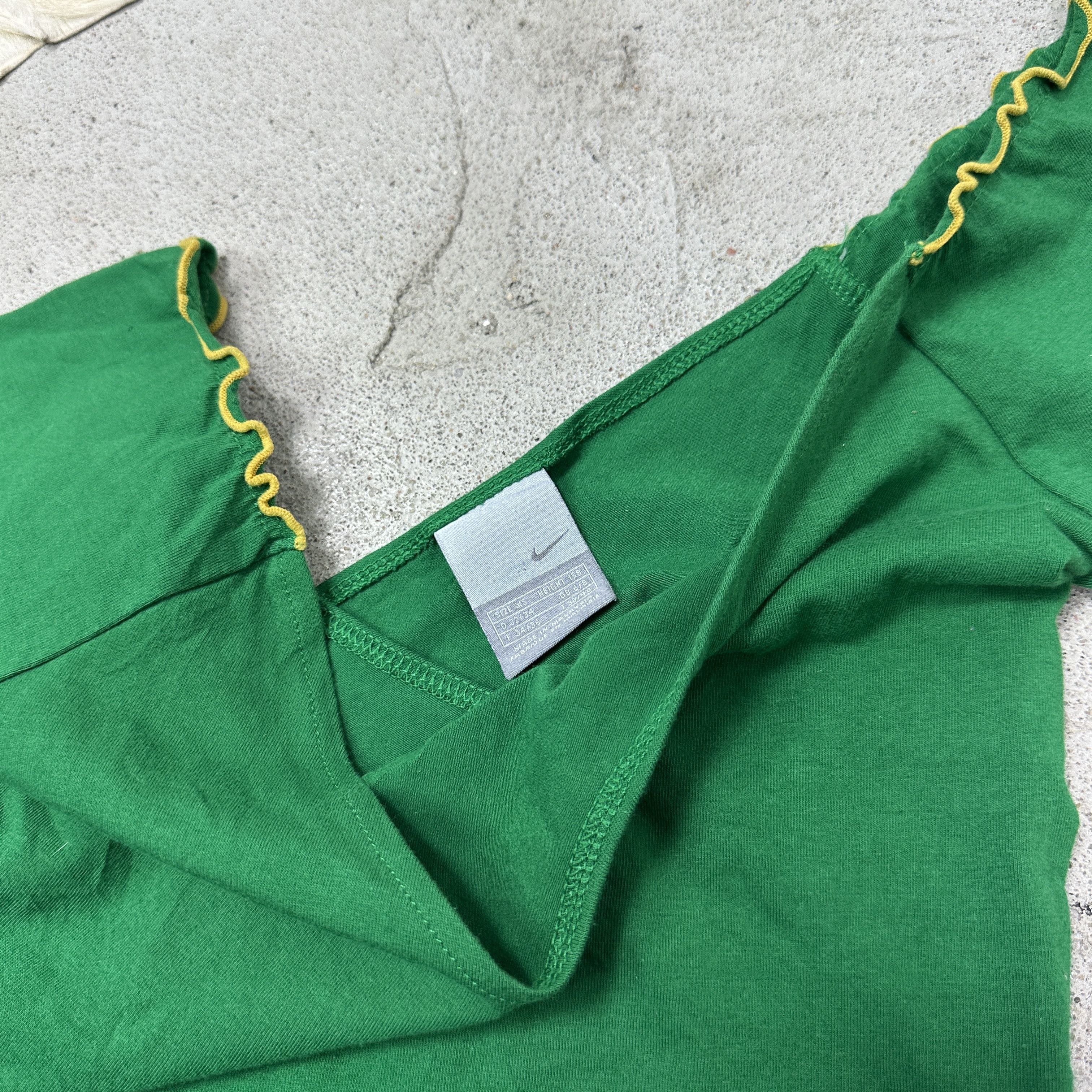 Nike Vintage Sporty Streetwear Nike Brasil Crop Top Y2K Size XS / US 0-2 / IT 36-38 - 3 Thumbnail