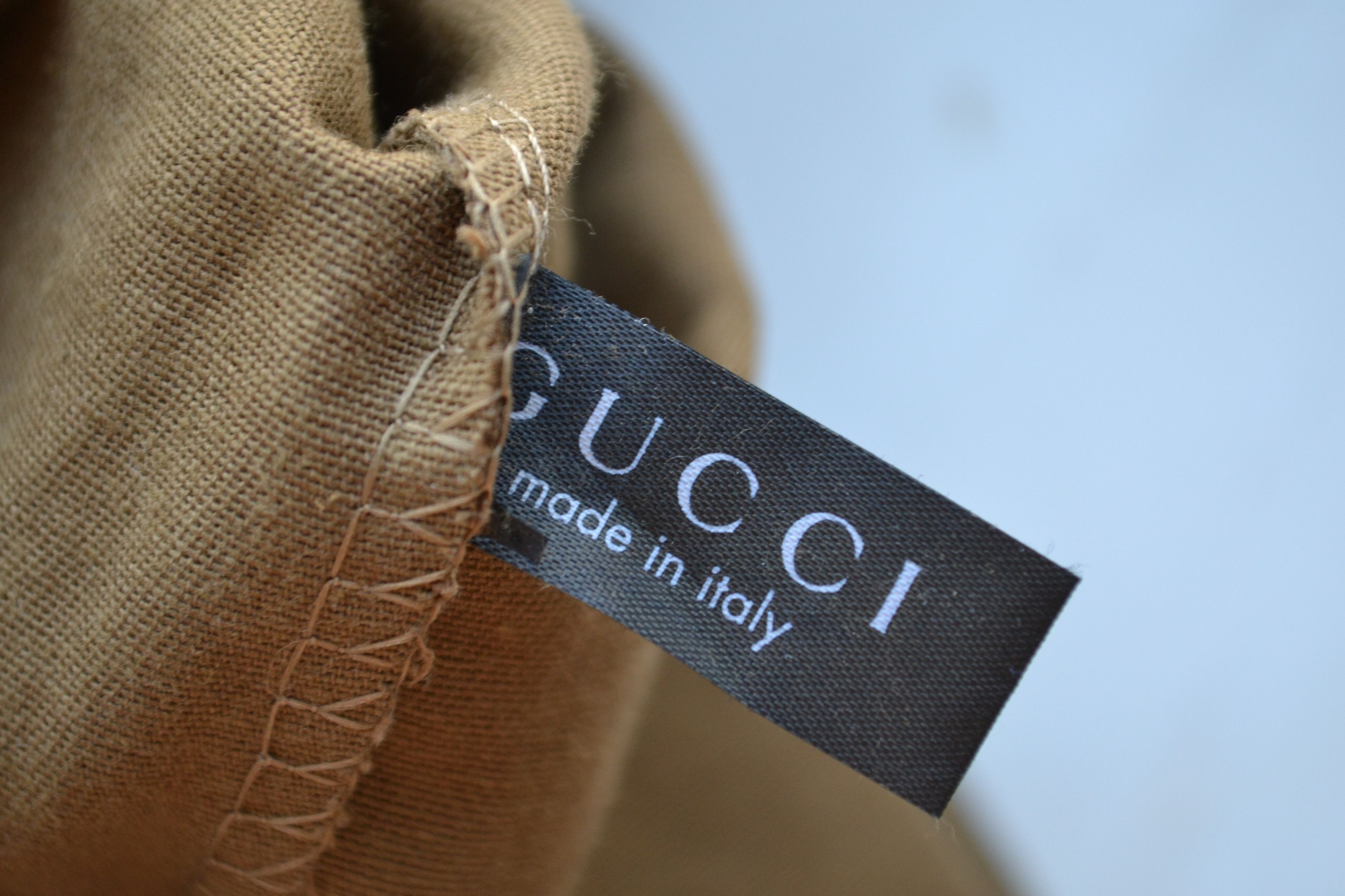 Gucci GUCCI Dust Bag Logo Big Brown GG Drawstring Size ONE SIZE - 4 Thumbnail