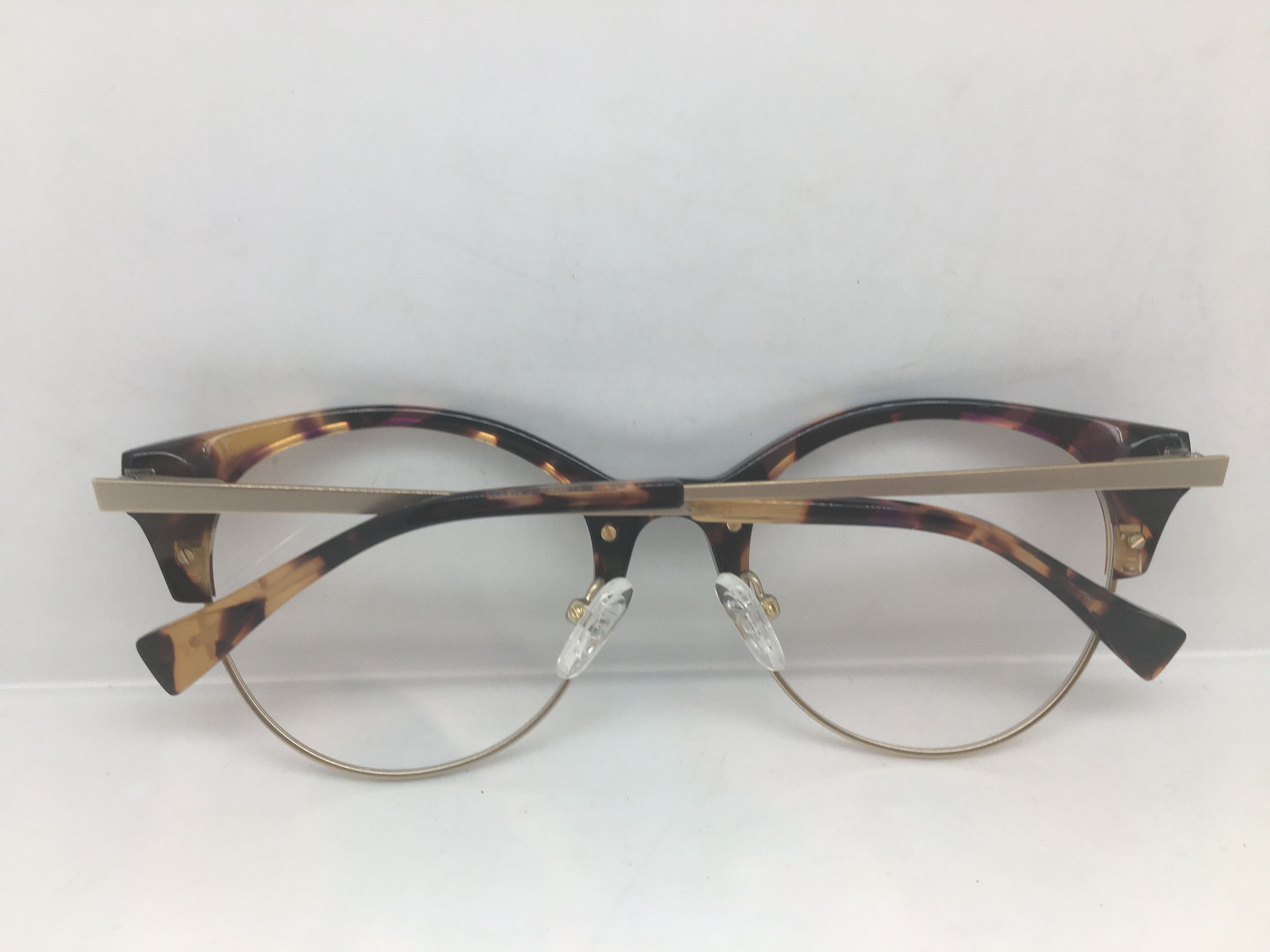 Other Mod Malcolm X TOrtoise Gold Eyeglasses Frame Size ONE SIZE - 6 Thumbnail
