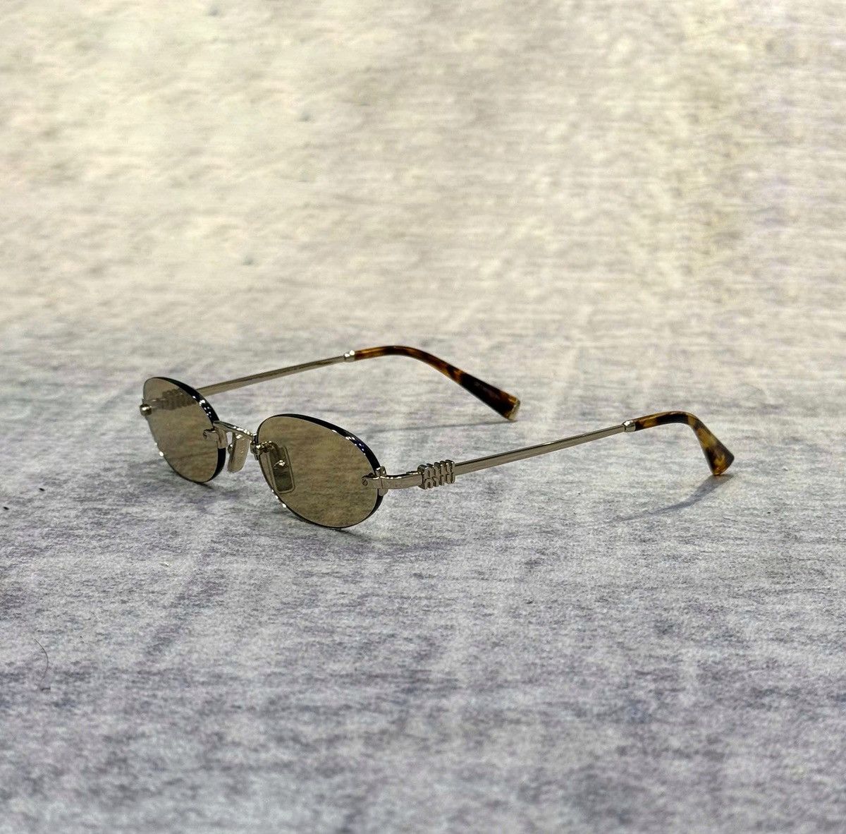 Miu Miu MIU MIU MU A54S ZVN10R Sunglasses Size ONE SIZE - 1 Thumbnail