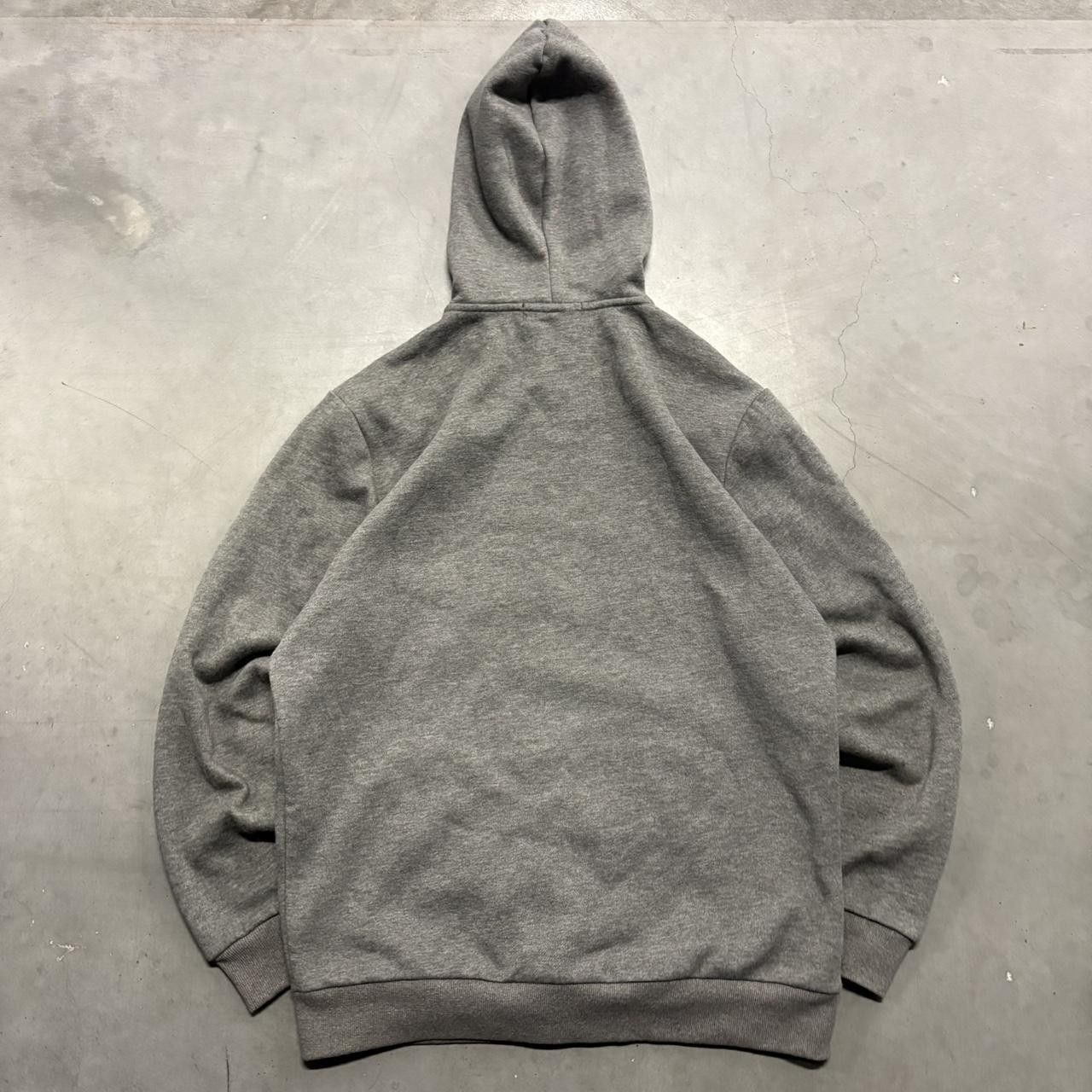 Vintage Crazy Vintage Y2K/2000s Blank Grey Forever 21 Skater Zipup Hoodie! Size US M / EU 48-50 / 2 - 2 Thumbnail
