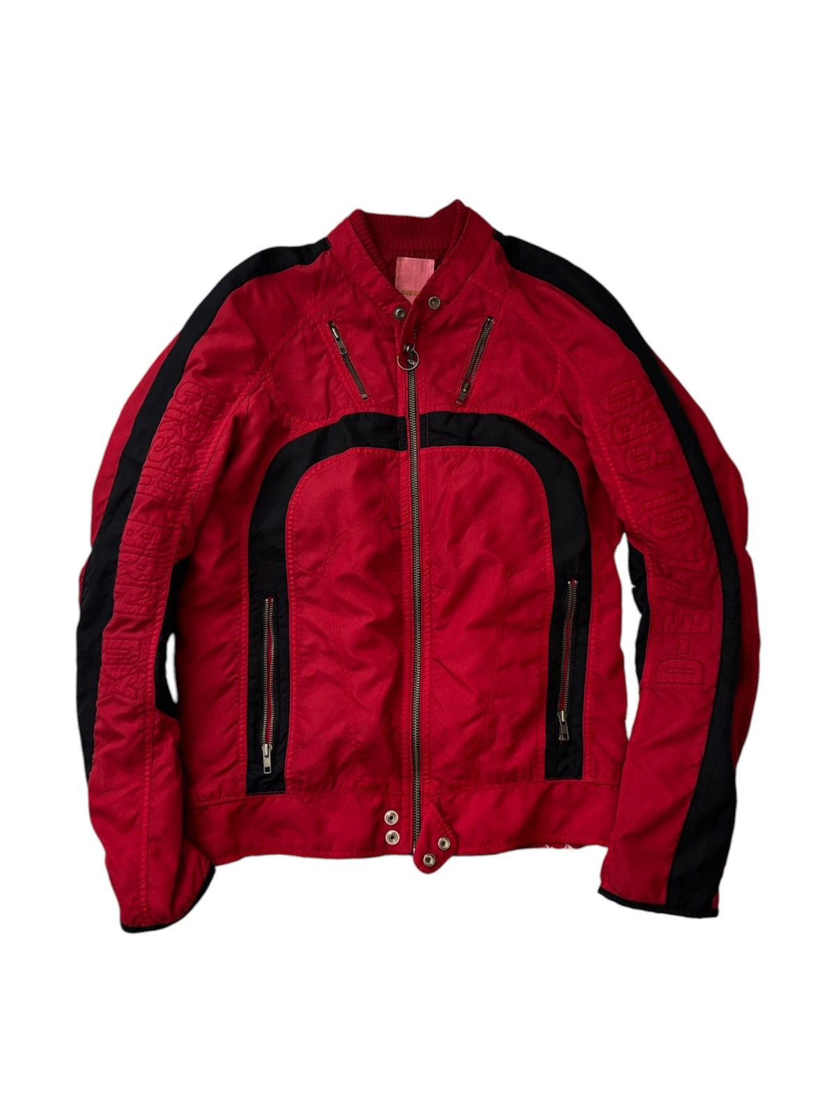 Diesel Diesel Embroidered Racing Moto Jacket Size US L / EU 52-54 / 3 - 1 Thumbnail