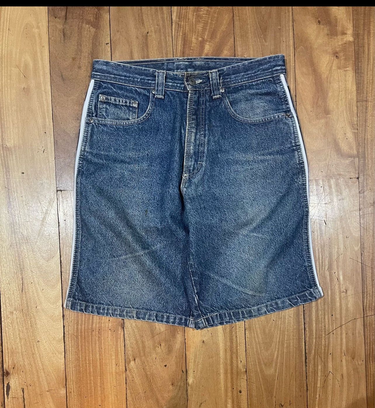 Billabong Vintage Grail billabong striped jorts 32 Y2K Jnco style Size US 32 / EU 48 - 3 Thumbnail