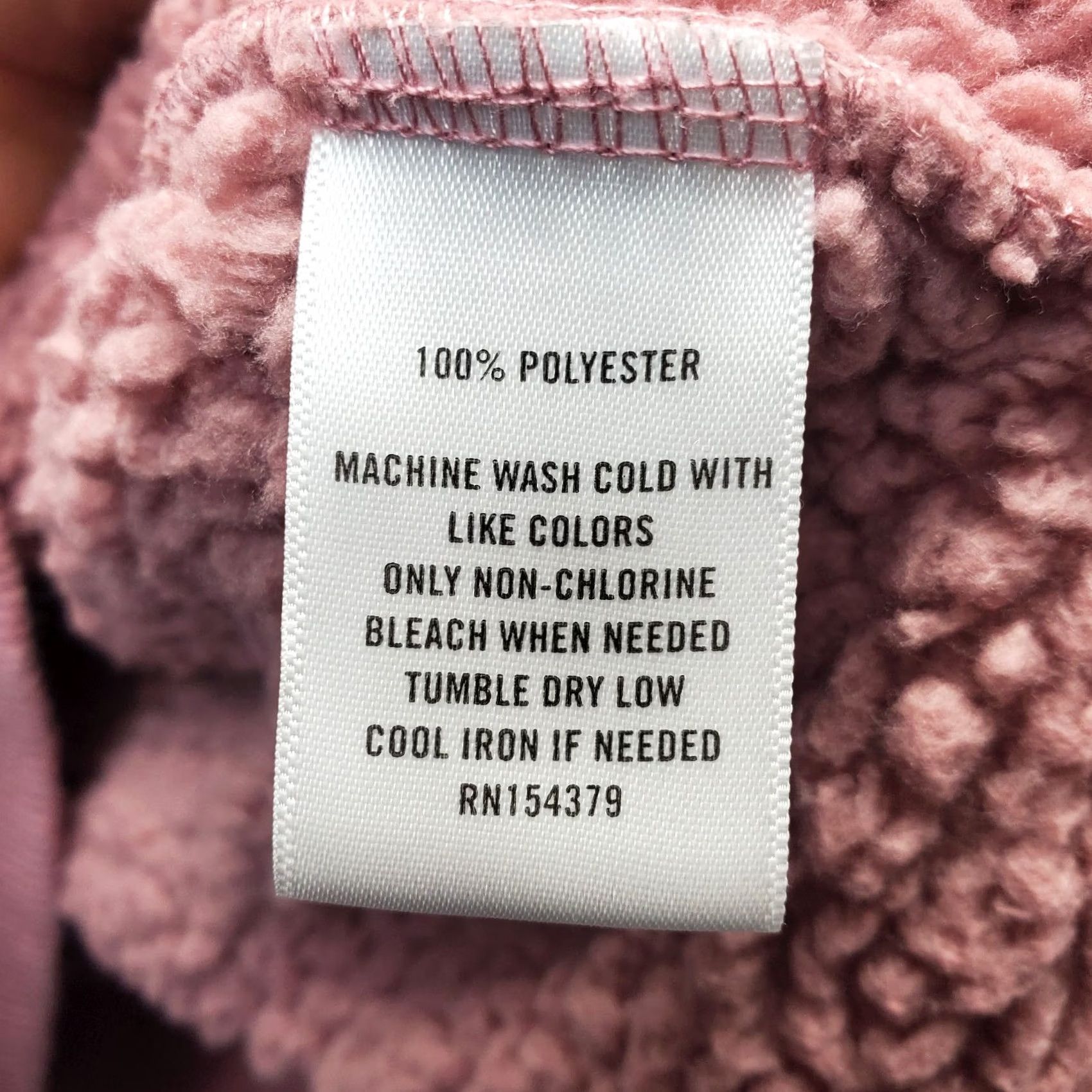 Vintage Aéropostale Sherpa Hoodie Womens S Pink Long Sleeve Kangaroo Pocket Drawstring Hoodie Size S / US 4 / IT 40 - 6 Thumbnail