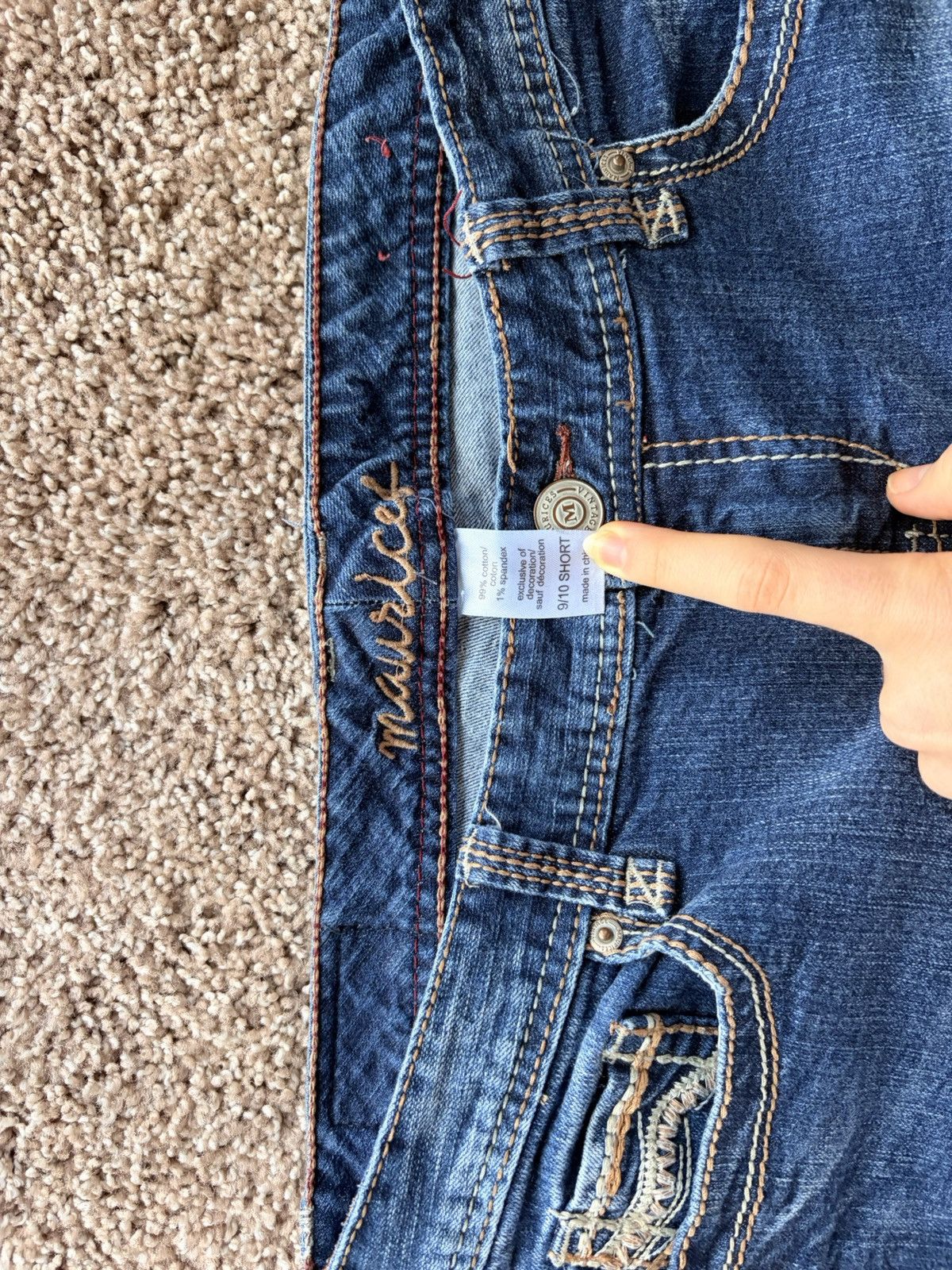 Other Vintage Embroided Jeans Size 30" / US 8 / IT 44 - 4 Thumbnail