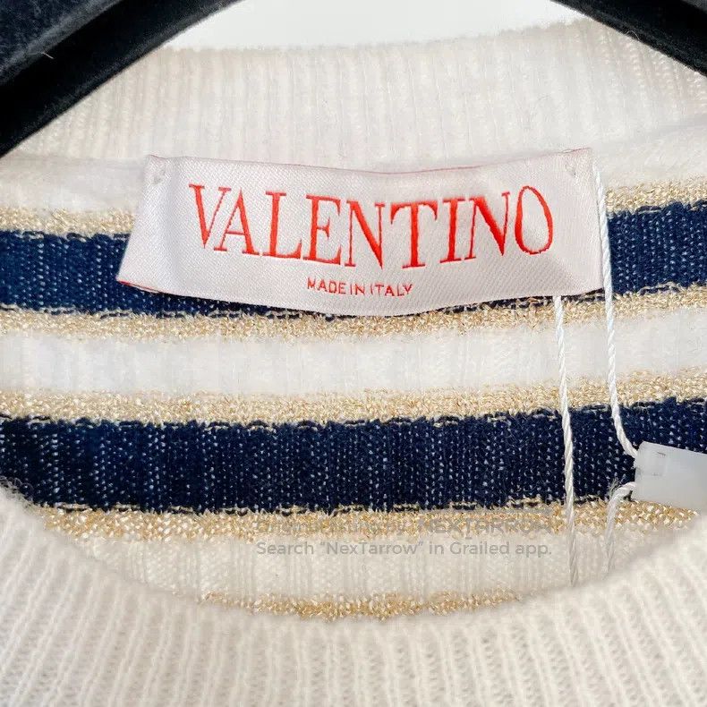 Valentino Striped knit top