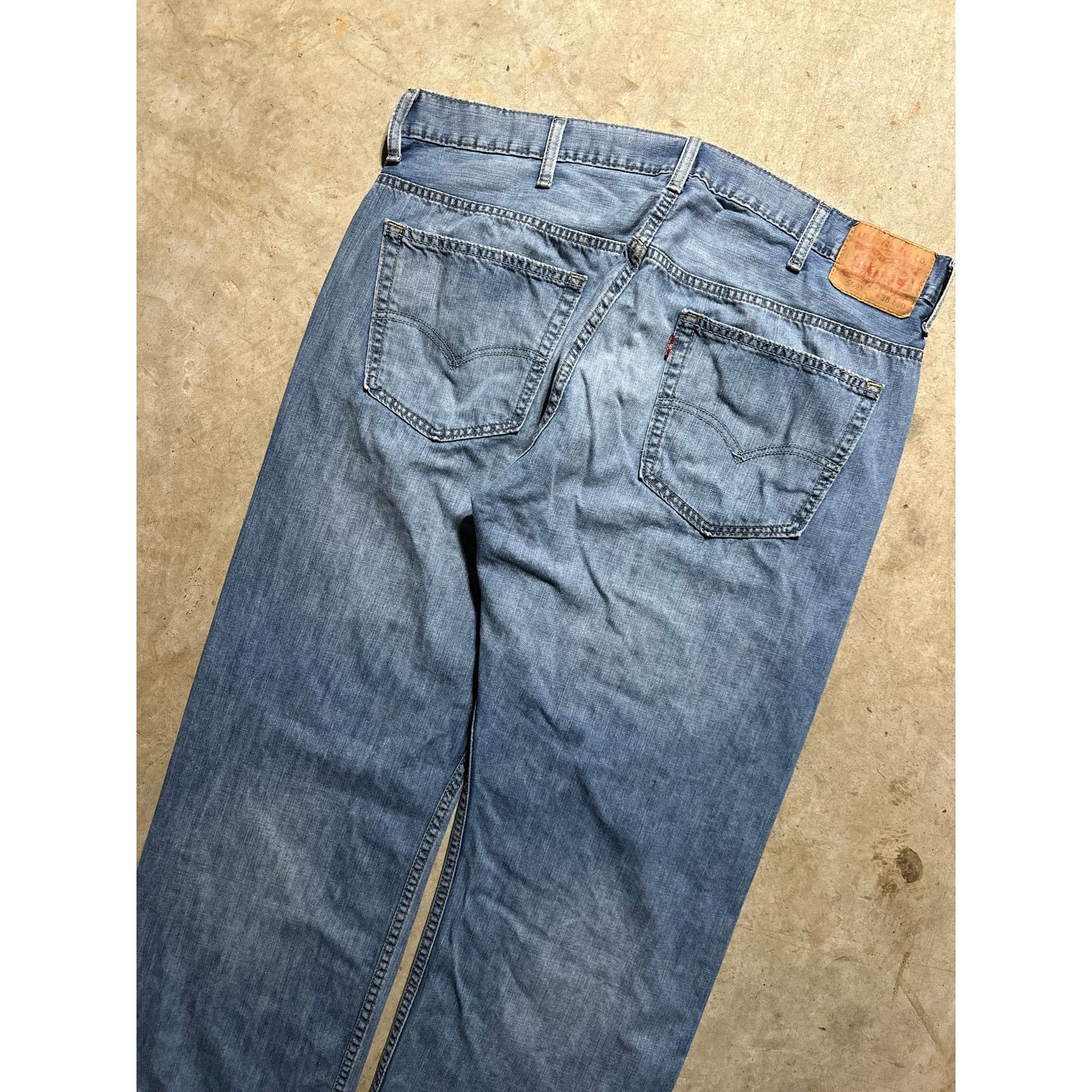Levi's × Vintage Vintage Levis 569 Straight Loose Fit Relaxed Denim Jeans 38 Size US 38 / EU 54 - 3 Thumbnail