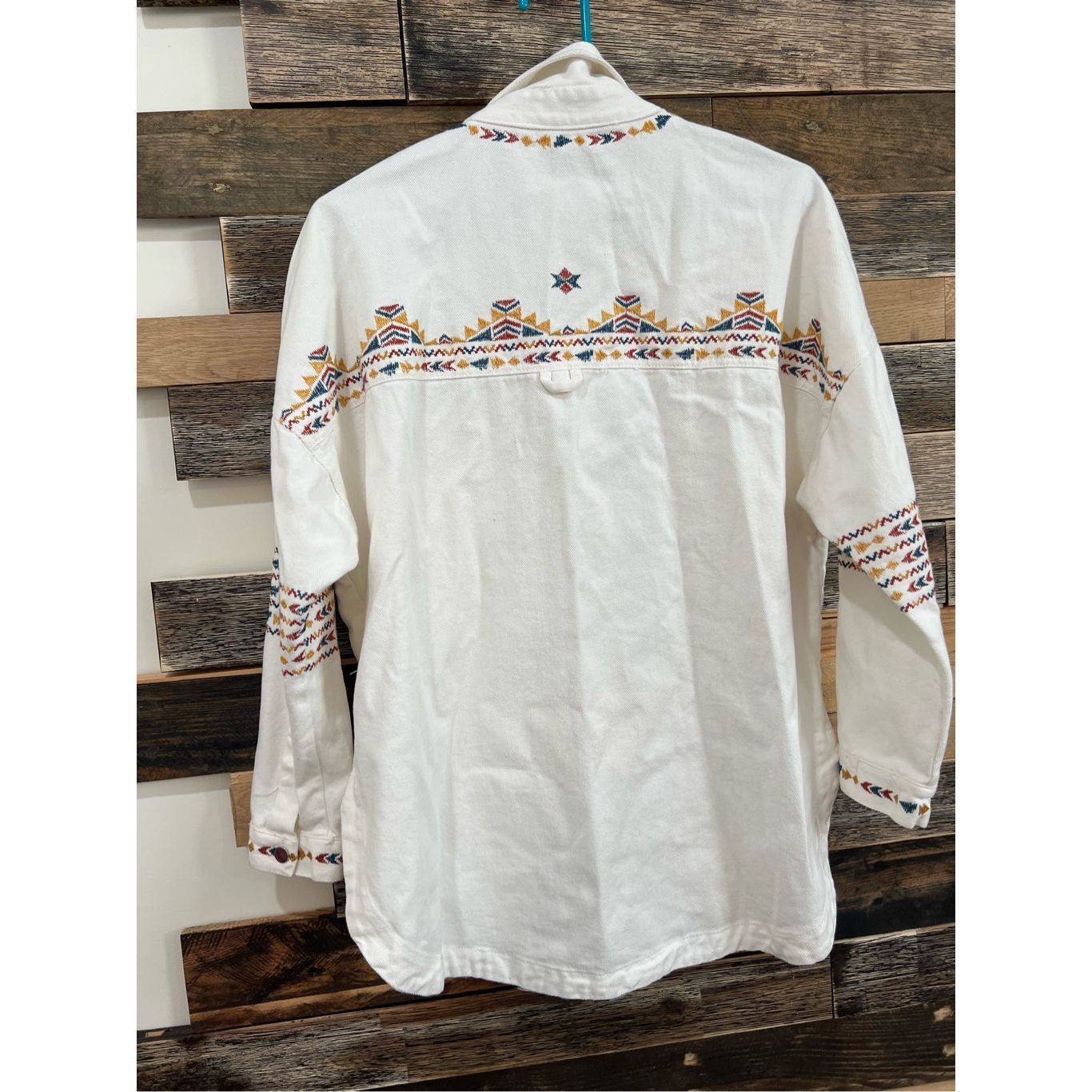 Other PEACE N' LOVE embroidery snap shacket sz S/M Size M / US 6-8 / IT 42-44 - 2 Thumbnail
