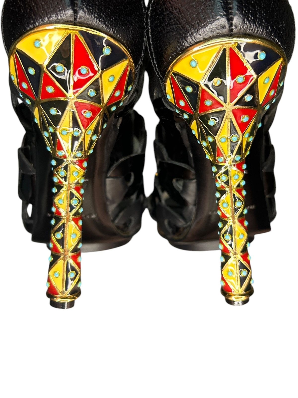 Balenciaga S/S 08 Nicolas Ghesquière Gladiator Heels Size US 8 / IT 38 - 13 Thumbnail