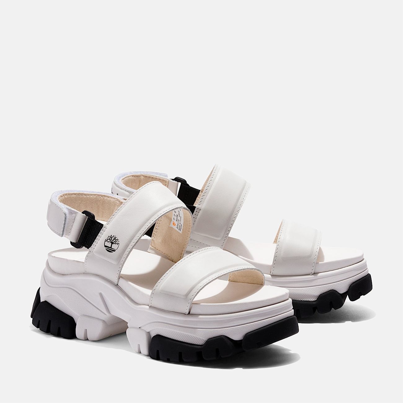 Timberland TIMBERLAND WOMEN'S 10 ADLEY WAY BACKSTRAP SANDAL WHITE NIB Size US 10 / IT 40 - 4 Thumbnail