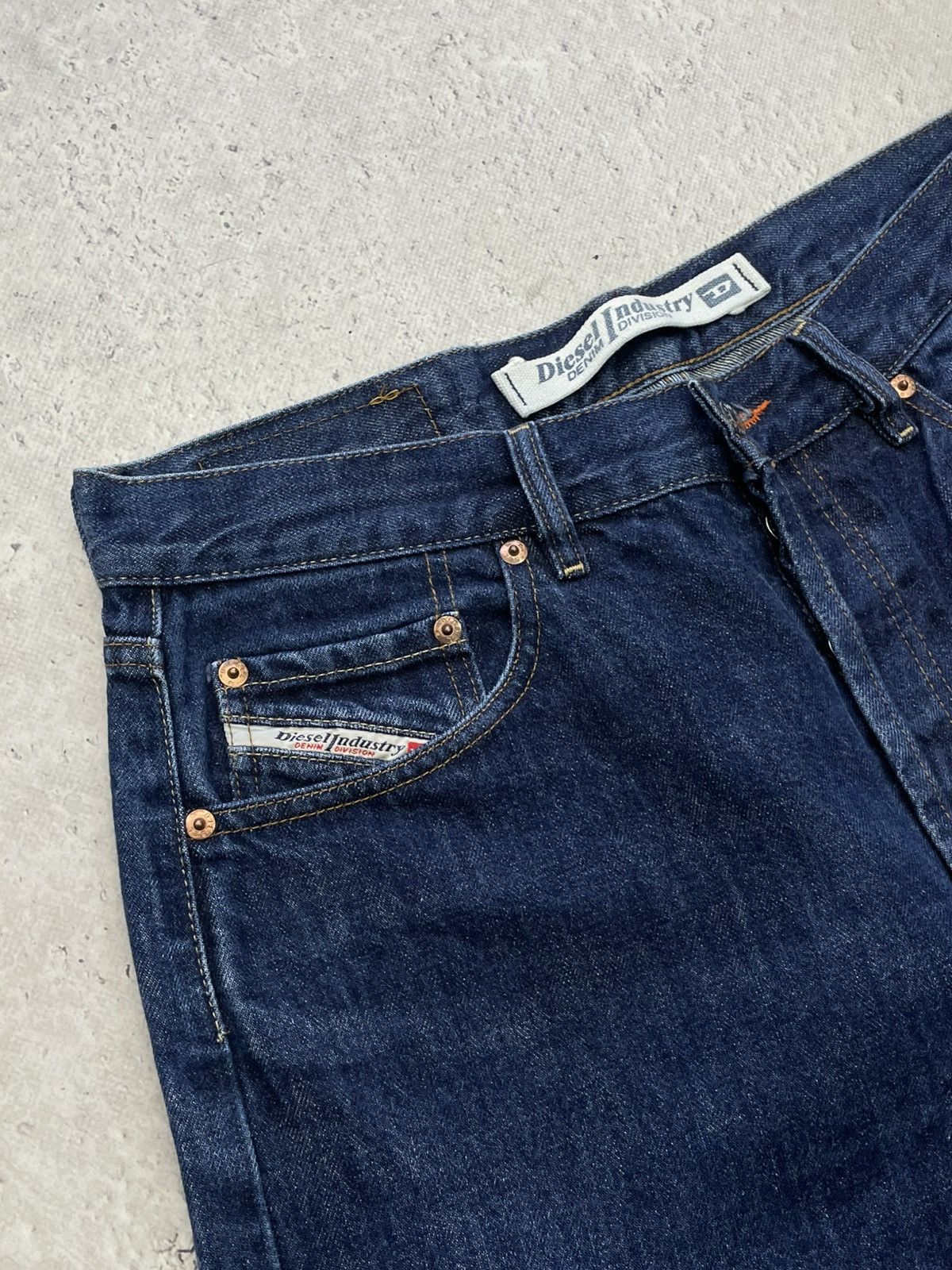 Diesel flared retro style y2k jeans pants