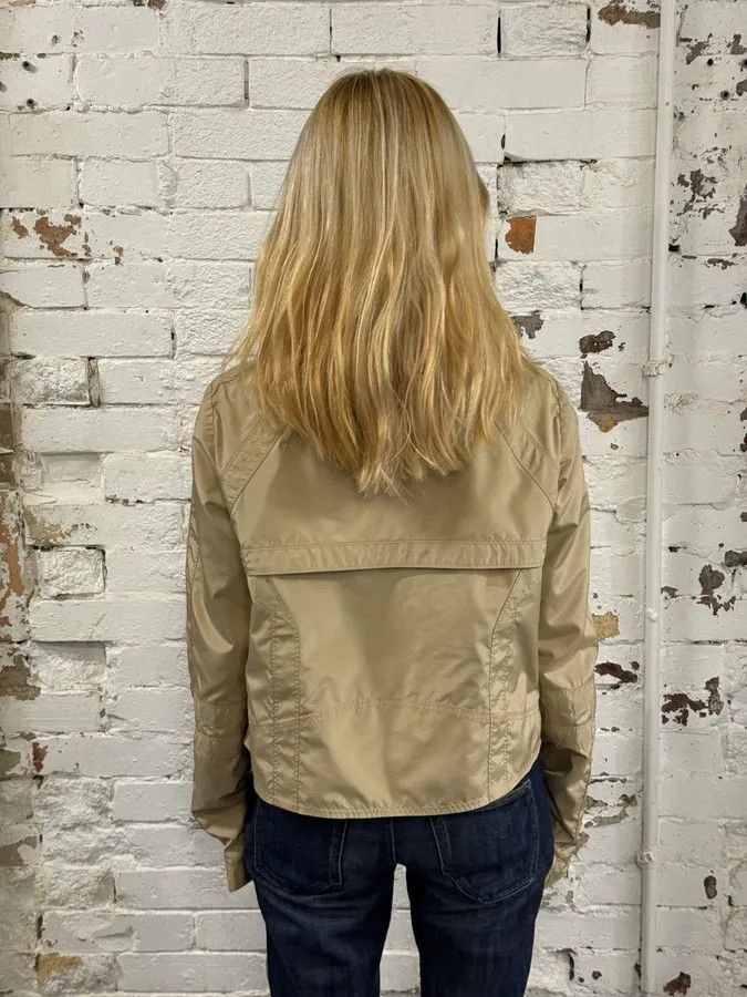 Gucci SS2004 Gucci Beige Cropped Nylon Jacket Size S / US 4 / IT 40 - 3 Thumbnail
