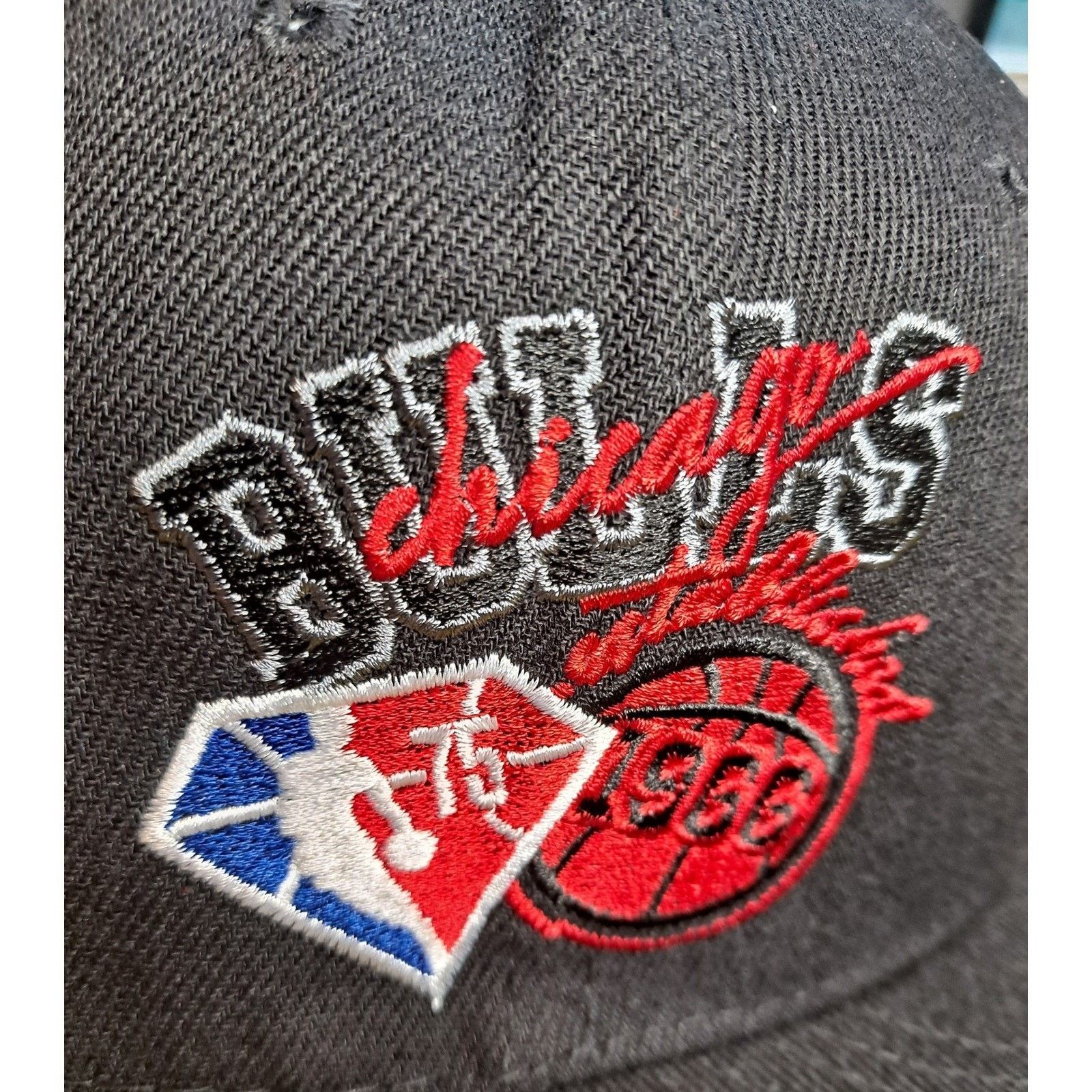 New Era New Era Chicago Bulls NBA 75th Anniversary Snapback Hat Cap Size ONE SIZE - 6 Thumbnail