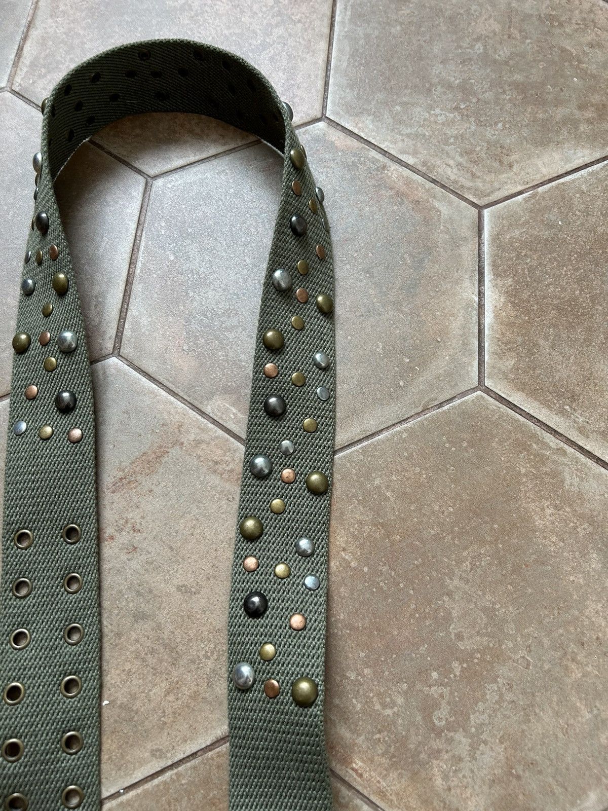 Japanese Brand Vintage Belts Y2K Rhinestones Punk belt Japanese Size ONE SIZE - 4 Thumbnail