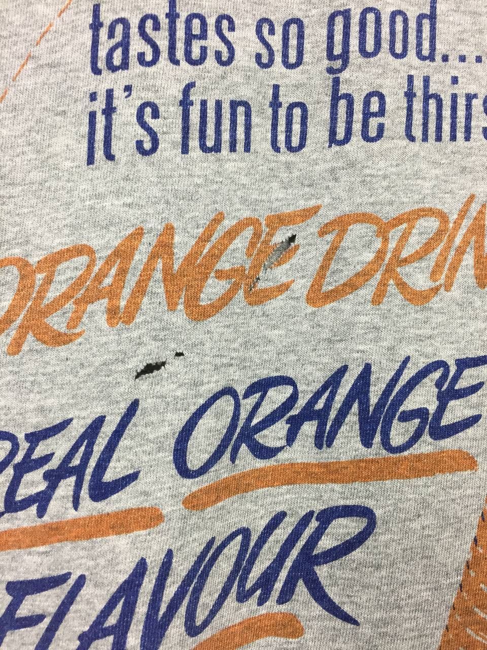 Coca Cola × Japanese Brand × Uniqlo Uniqlo X Coca Cola Fanta Orange Drink Real Orange Flavor Tee Size US XL / EU 56 / 4 - 5 Thumbnail