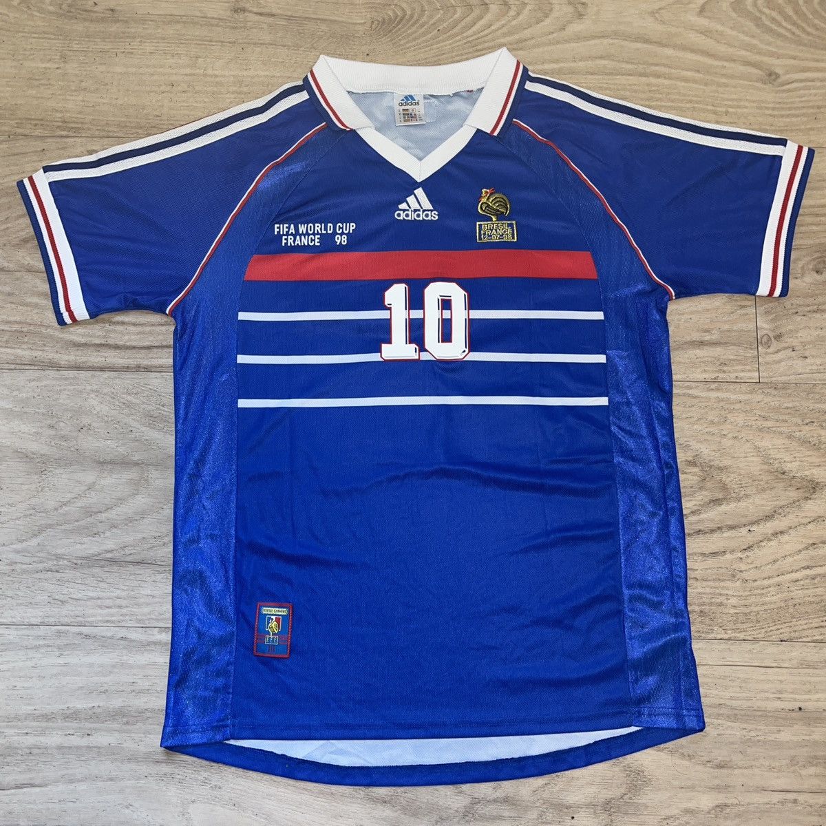 Vintage Original Zinedine Zidane France Home Jersey 04 641768 TOP XL Size US XL / EU 56 / 4 - 1 Thumbnail