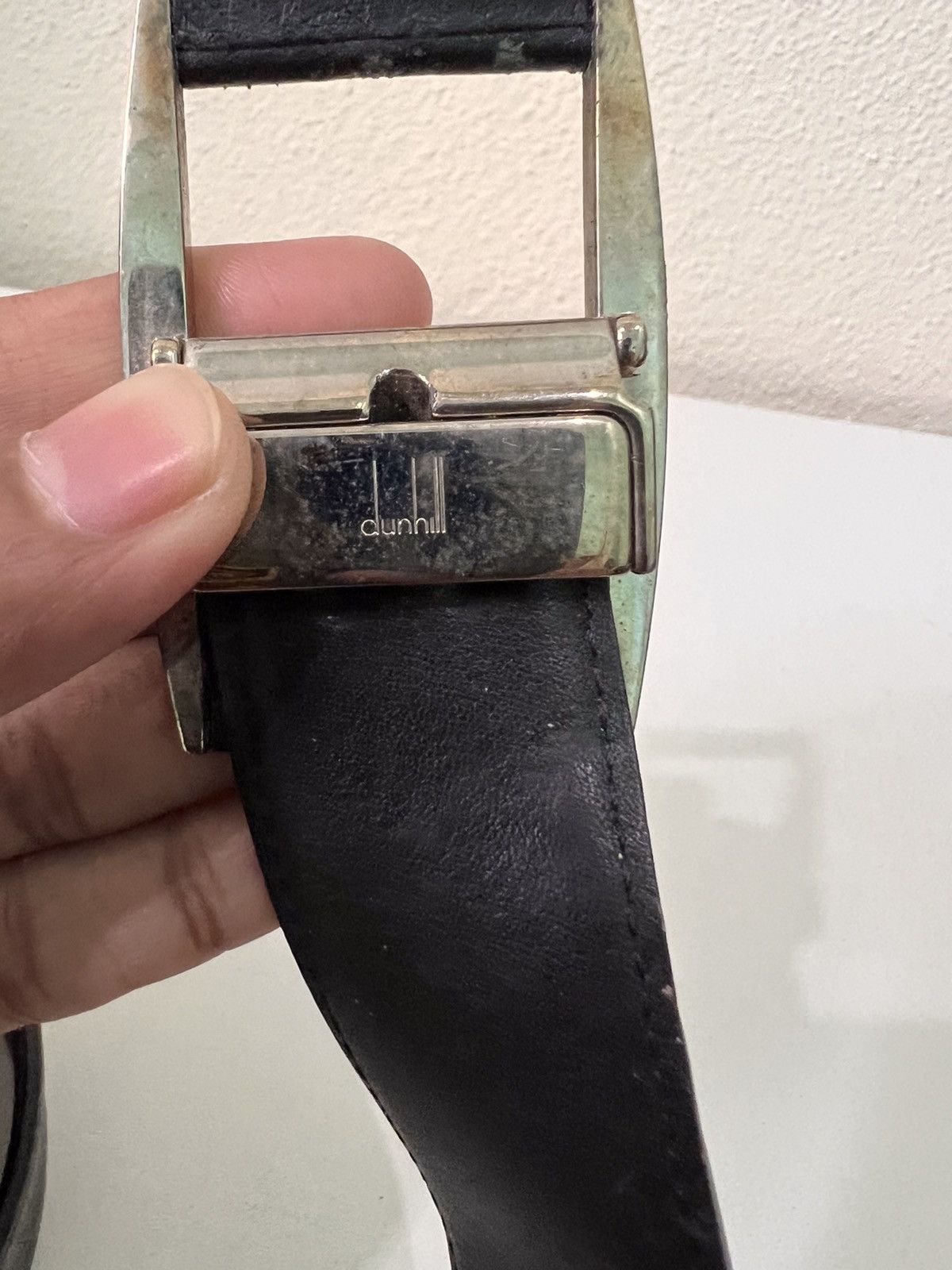 Leather Dunhill Formal Buckle Belt Size ONE SIZE - 6 Thumbnail