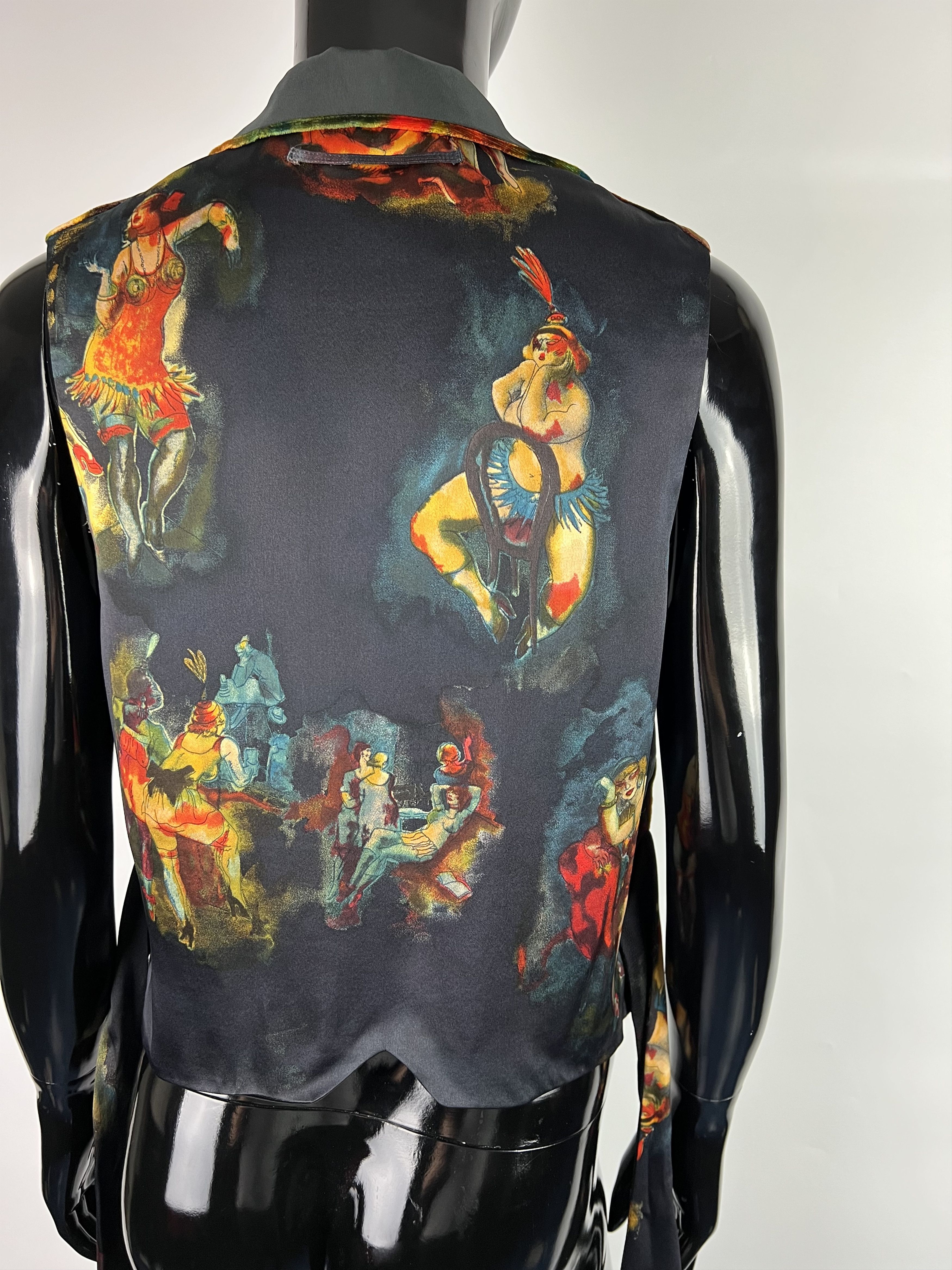 Jean Paul Gaultier Jean Paul Gaultier Vintage Silk Printed Vest US10 Size M / US 6-8 / IT 42-44 - 5 Thumbnail