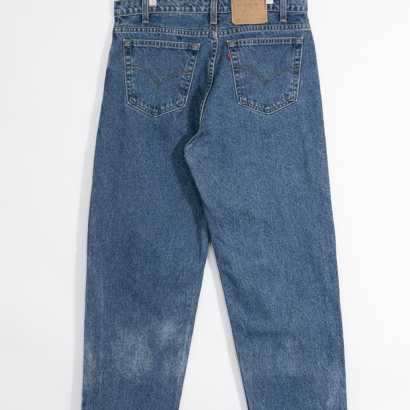 Levi's × Vintage Vintage 90s Levis 550 Jeans 34x35 - Faded Distressed Relaxed Size US 34 / EU 50 - 5 Thumbnail