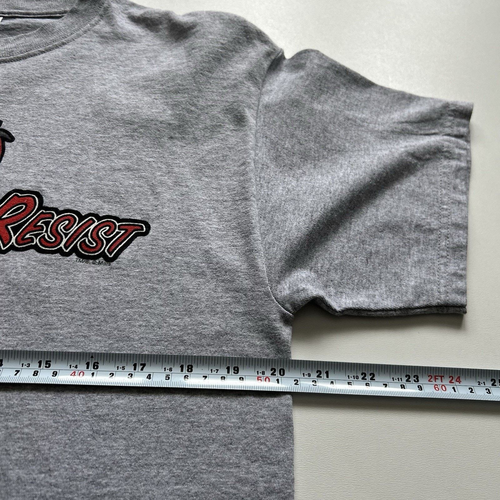 Delta Vintage M&M's Candy T-Shirt Medium Gray Y2K Chocolate Promo Size US M / EU 48-50 / 2 - 4 Thumbnail