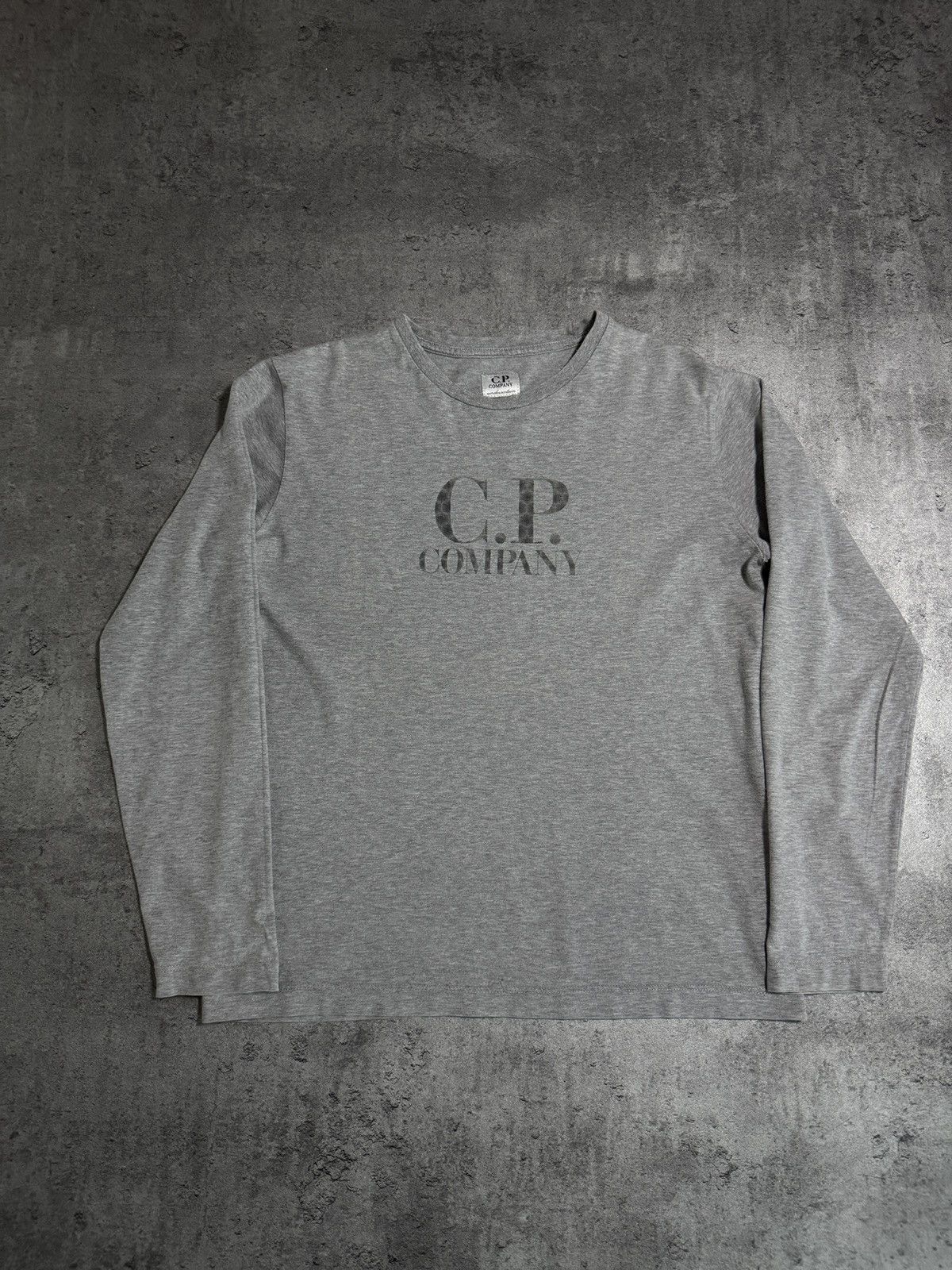 C.P. Company × Vintage C.P. Company Vintage Logo Longsleeve Grey Boxy Rap Gorpcore Size US XS / EU 42 / 0 - 1 Thumbnail