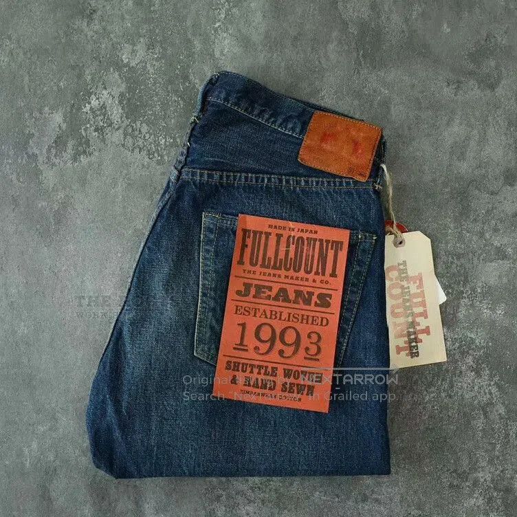 Full Count & Co. Full Count 1344 Denim Jeans. Size US 33 - 1 Thumbnail