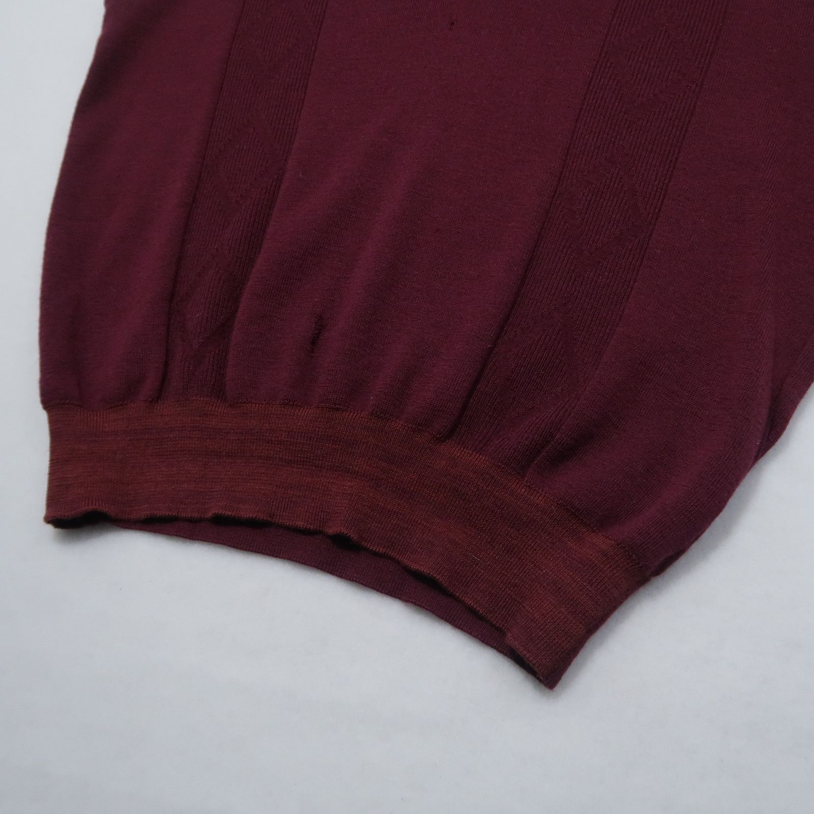 Yves Saint Laurent Vintage 90s YSL Tricots Distressed Knit Cable Vest Size US M / EU 48-50 / 2 - 7 Thumbnail
