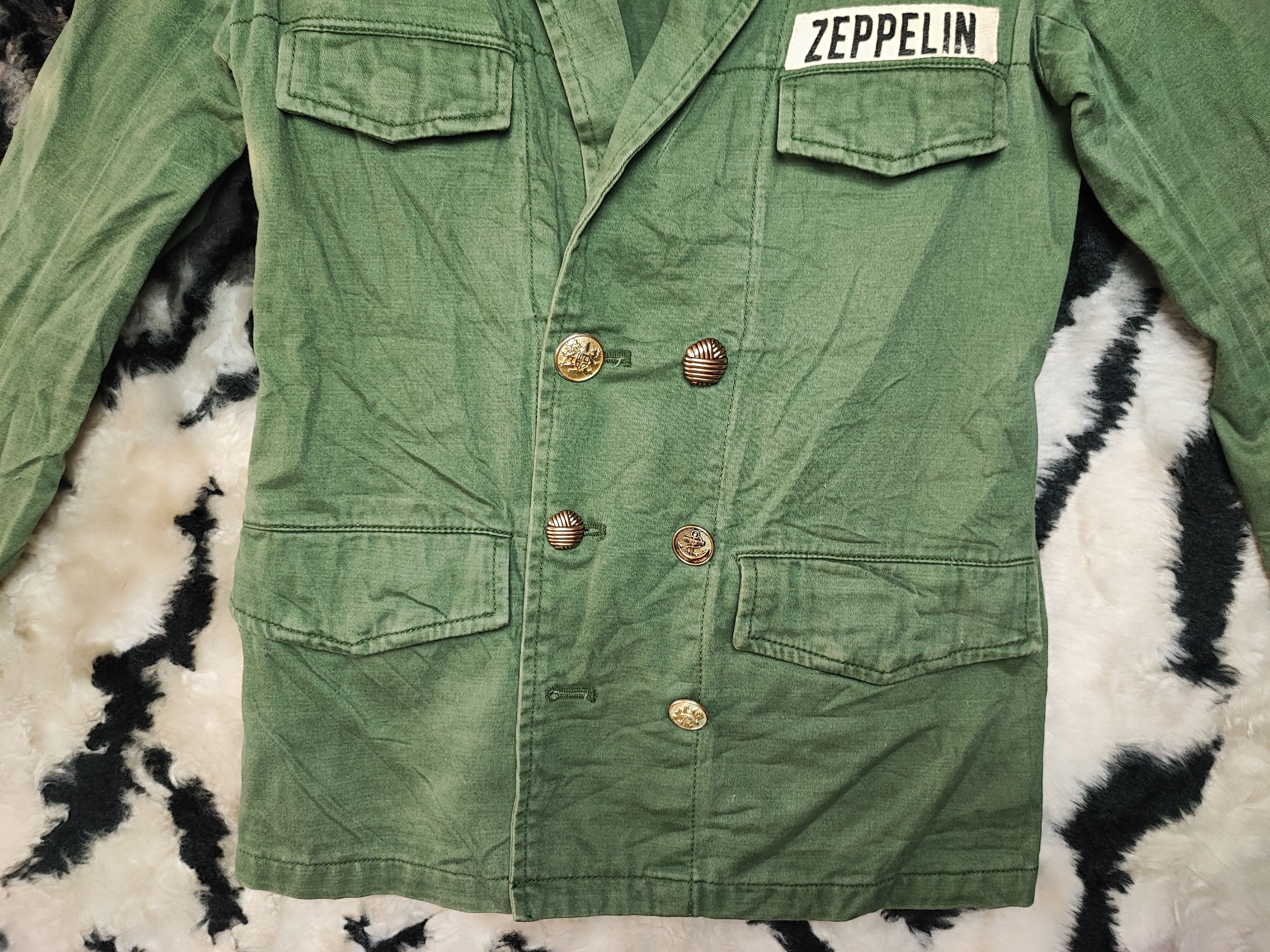 SLY SLY ZEPPELIN ARMY CHORE DENIM STYLE JAPAN Size US S / EU 44-46 / 1 - 6 Thumbnail