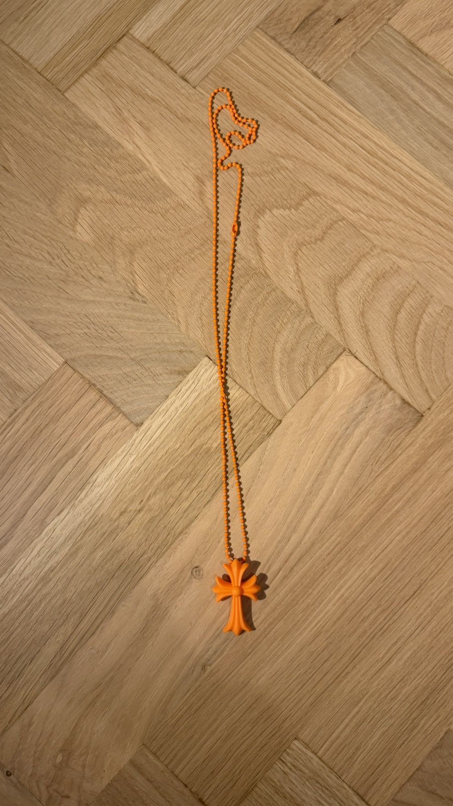 Chrome Hearts Chrome Hearts orange silicone necklace Size ONE SIZE - 1 Thumbnail