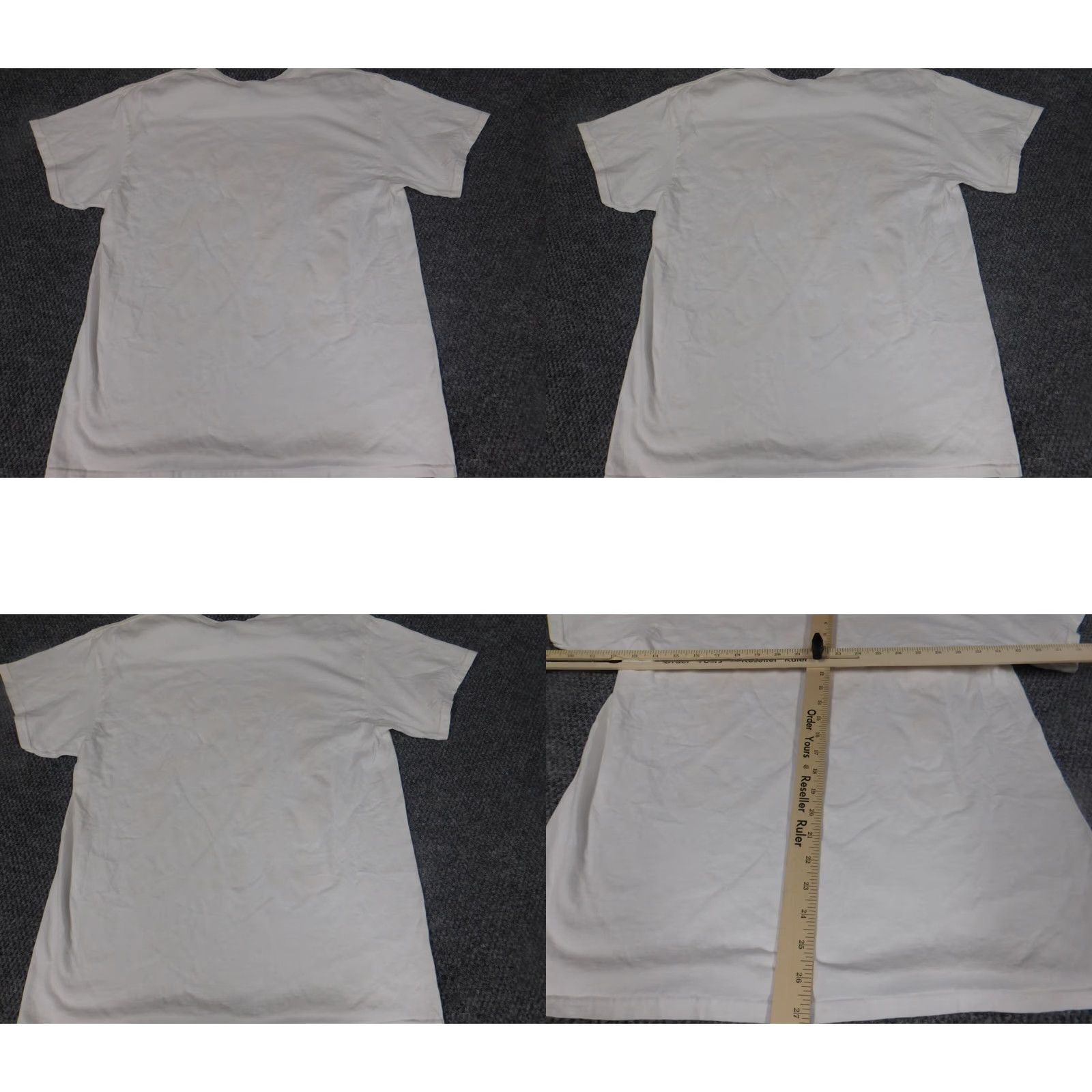 Delta Delta Las Vegas Mens Shirt L White Knit Cotton Short Sleeve Crew Neck T-Shirt Logo Breathable Regular Vintage No Size US L / EU 52-54 / 3 - 8 Thumbnail