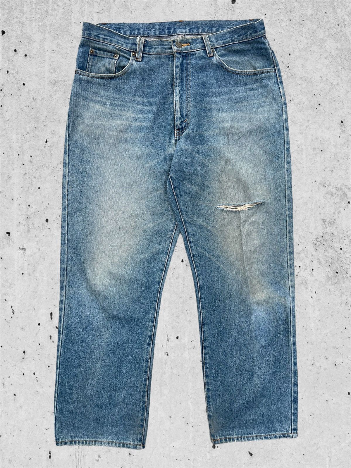 Vintage 🔥 Peizo J Distressed Denim Vintage 34🔥 Size US 34 / EU 50 - 2 Thumbnail