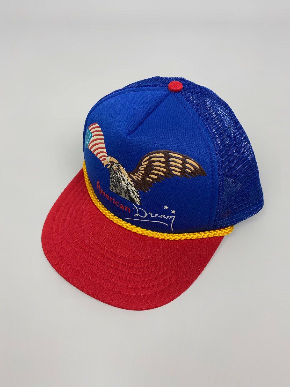 Vintage 1990’s Vintage American Dream Graphic Foam Trucker Hat Size ONE SIZE - 2 Thumbnail