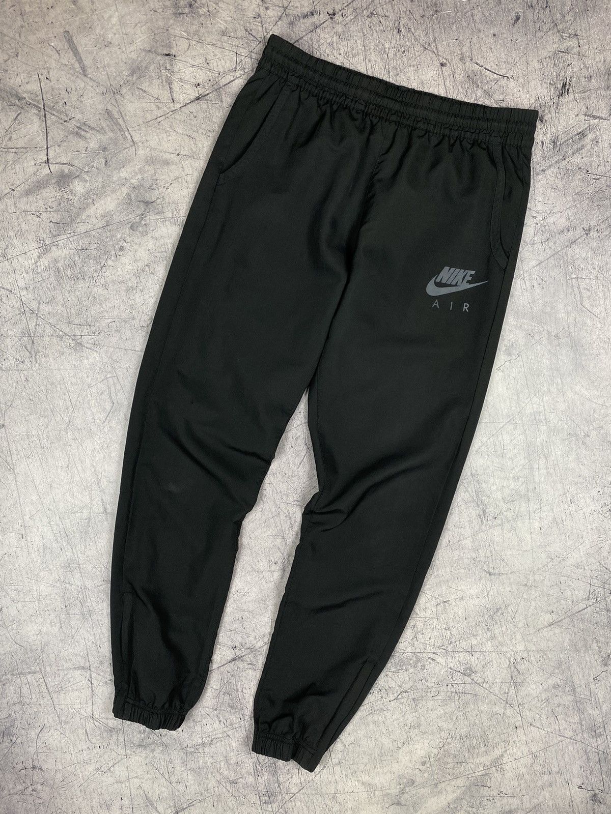 Nike × Vintage Vintage 00s Nike swoosh y2k nylon drill track pants Size US 31 - 7 Thumbnail