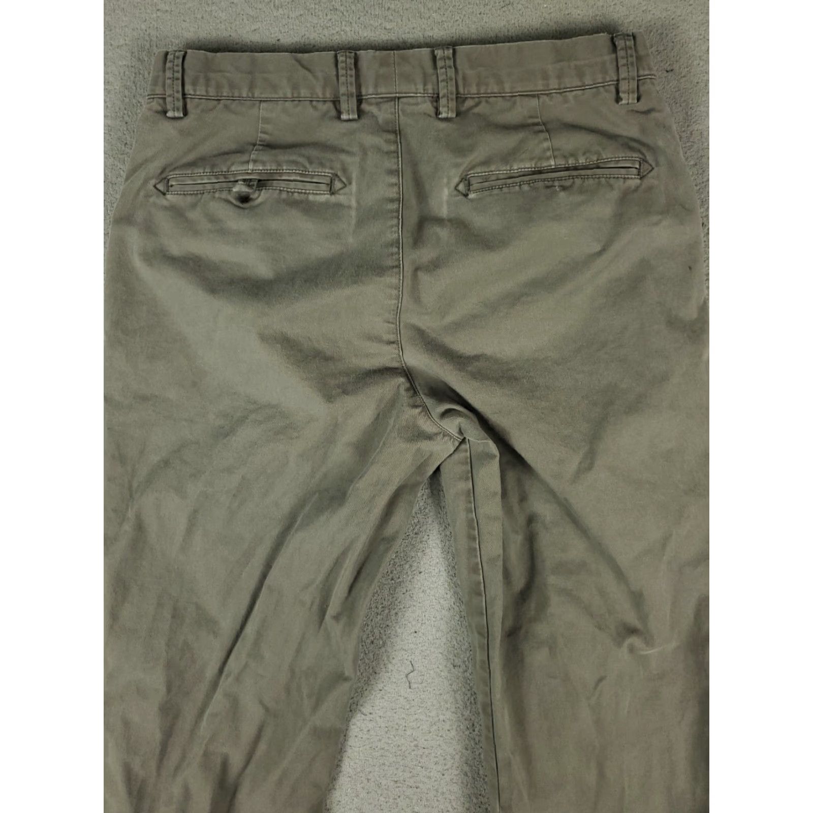 Club Monaco Club Monaco Chino Pants Mens 31x30 Gray Flat Front Straight Leg Trousers Size US 31 - 7 Thumbnail