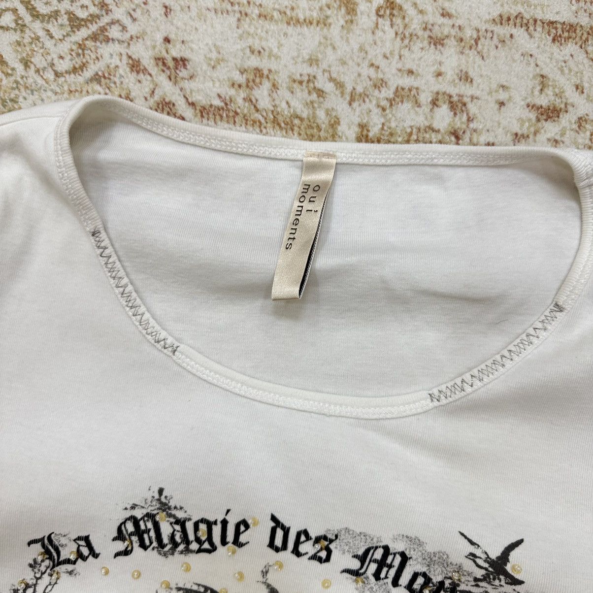Japanese Brand × Vintage Vintage Japanese Style Oui Moments Long-sleeve T-shirts Size S / US 4 / IT 40 - 6 Thumbnail