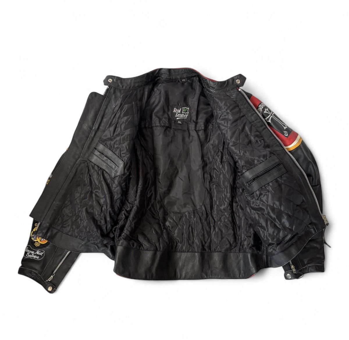 Vintage Vintage Motor Evolution Racing leather jacket Size US XXL / EU 58 / 5 - 3 Thumbnail