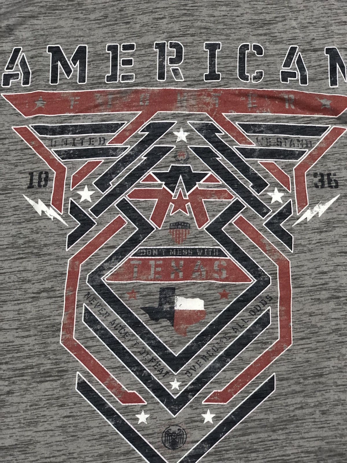 Affliction × Vintage Y2K MMA American Fighter Texas Performance Tee Size US L / EU 52-54 / 3 - 3 Thumbnail