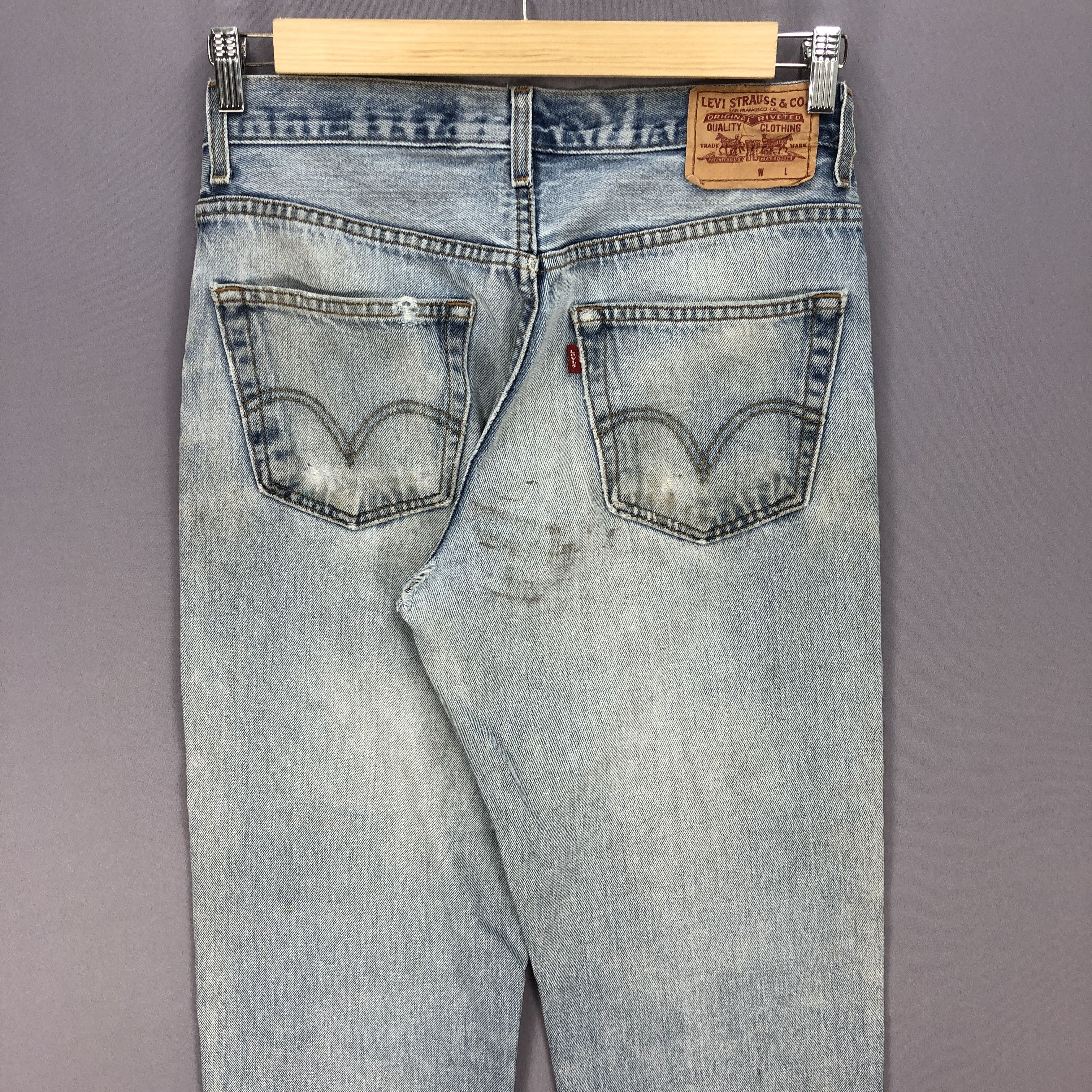 Levi's Vintage Levis Sun Faded Jeans Levi's Light Wash Denim Pants Size US 32 / EU 48 - 4 Thumbnail